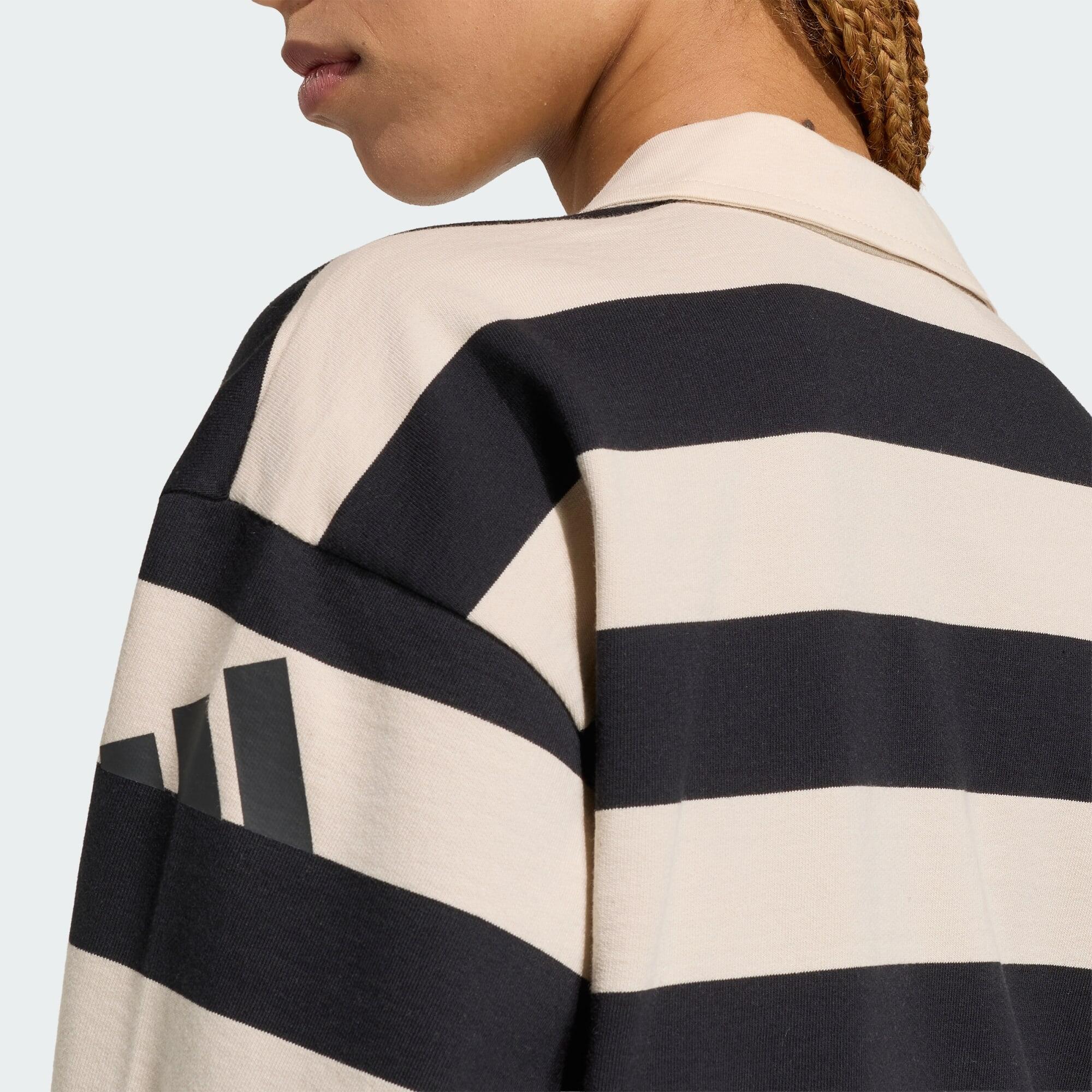 Essentials Contemporary French Terry Polo met Lange Mouwen 4/5