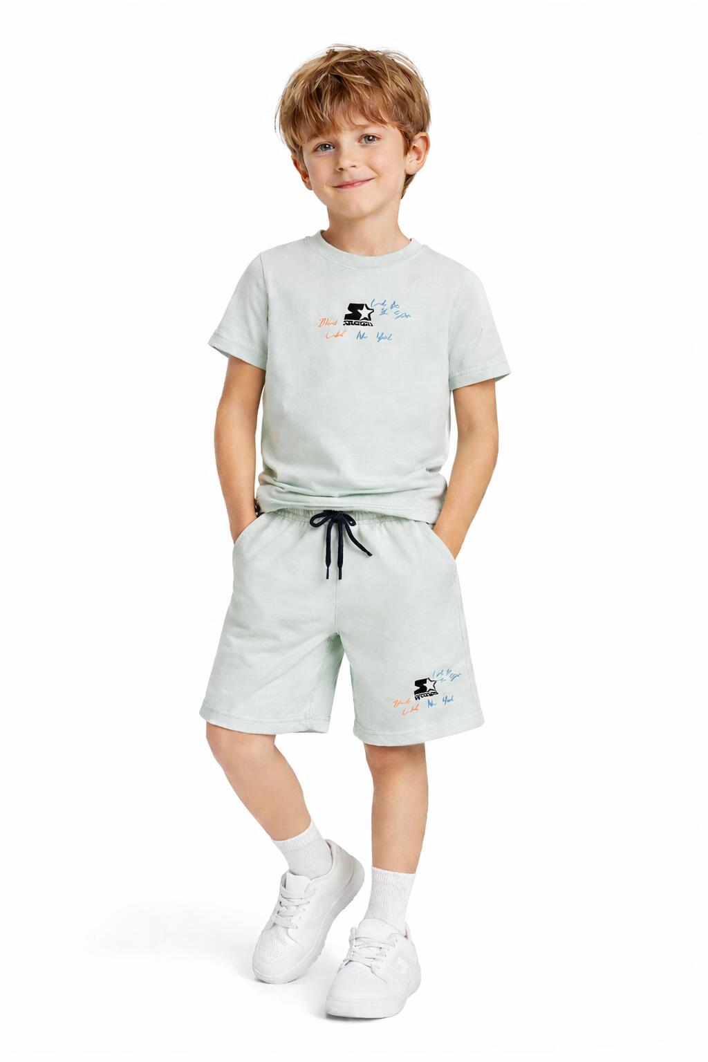 Completo da Bambino piccolo Estivo – Stile Basketball Court con Stampa 7/7