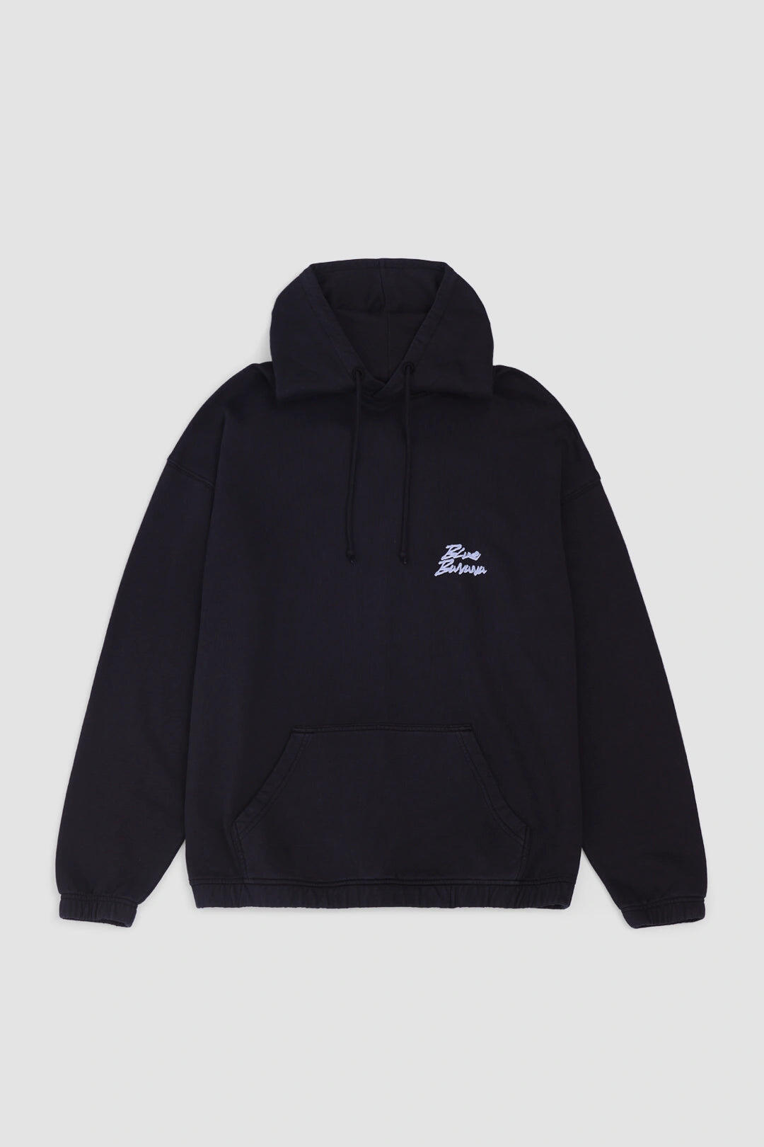 Sudadera con Capucha Blue Banana Negra de Algodón 100% Orgánico 7/7