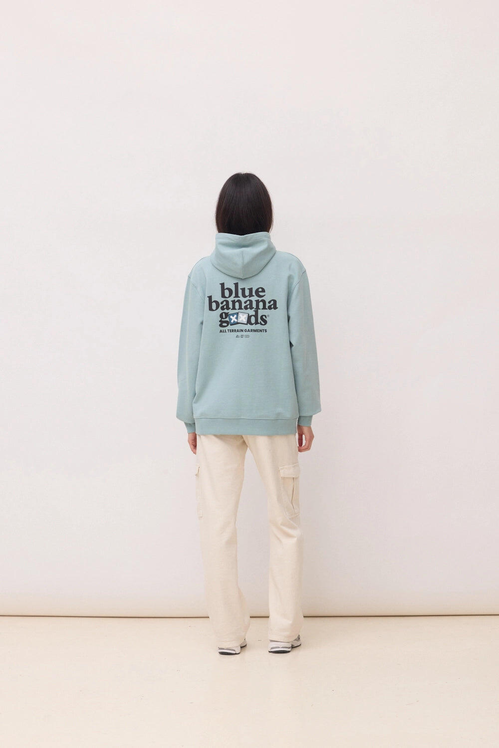 Sudadera con Capucha Blue Banana Mist de Algodón 100% Orgánico 5/7