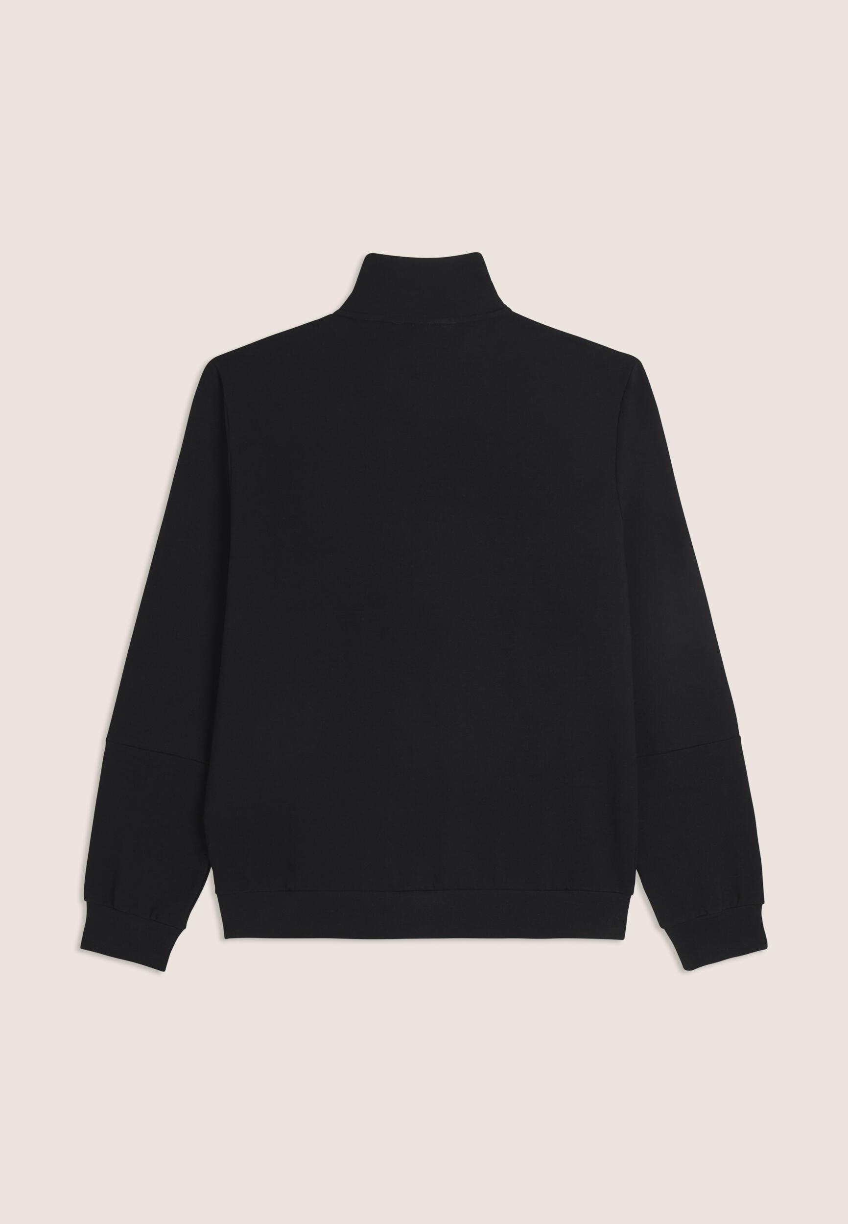 Sweat-shirt à capuche à fermeture éclair intégrale avec détails ton sur ton 2/3
