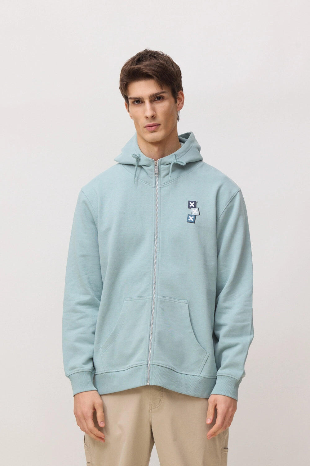 Sudadera con Capucha Blue Banana Mist de Algodón 100% Orgánico 1/7