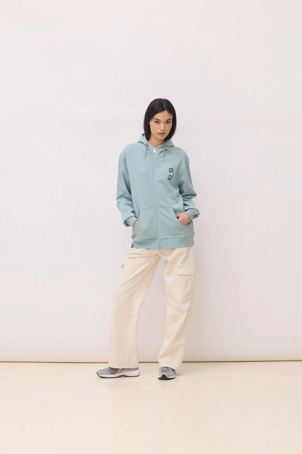 Sudadera con Capucha Blue Banana Mist de Algodón 100% Orgánico 6/7