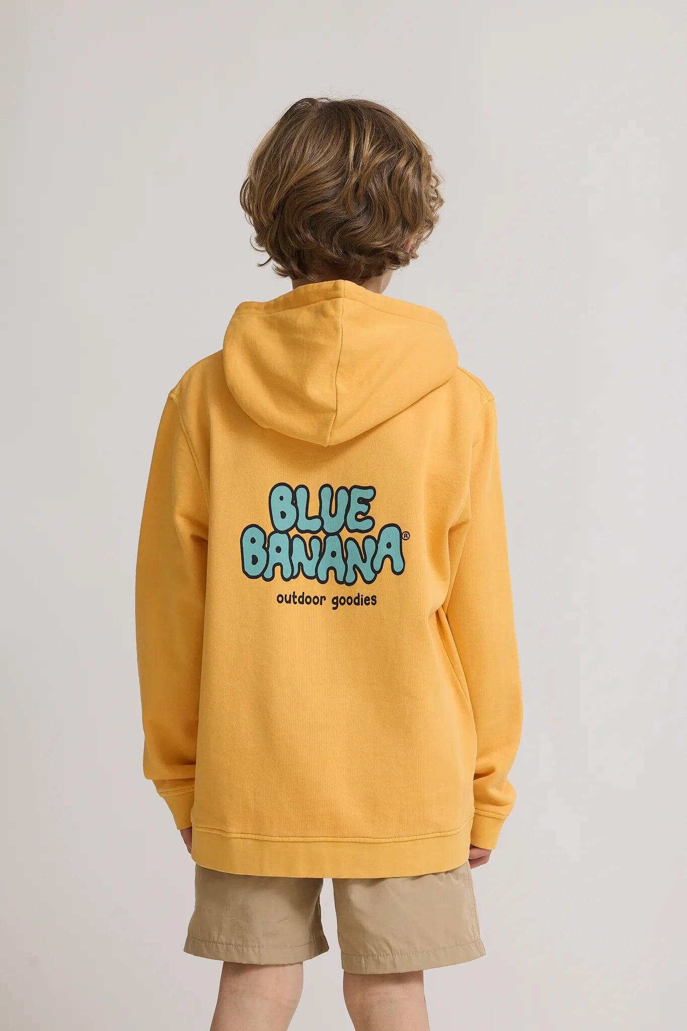 Sudadera con Capucha Full Zip Kids Blue Banana Tangerine de Algodón Orgánico 2/4