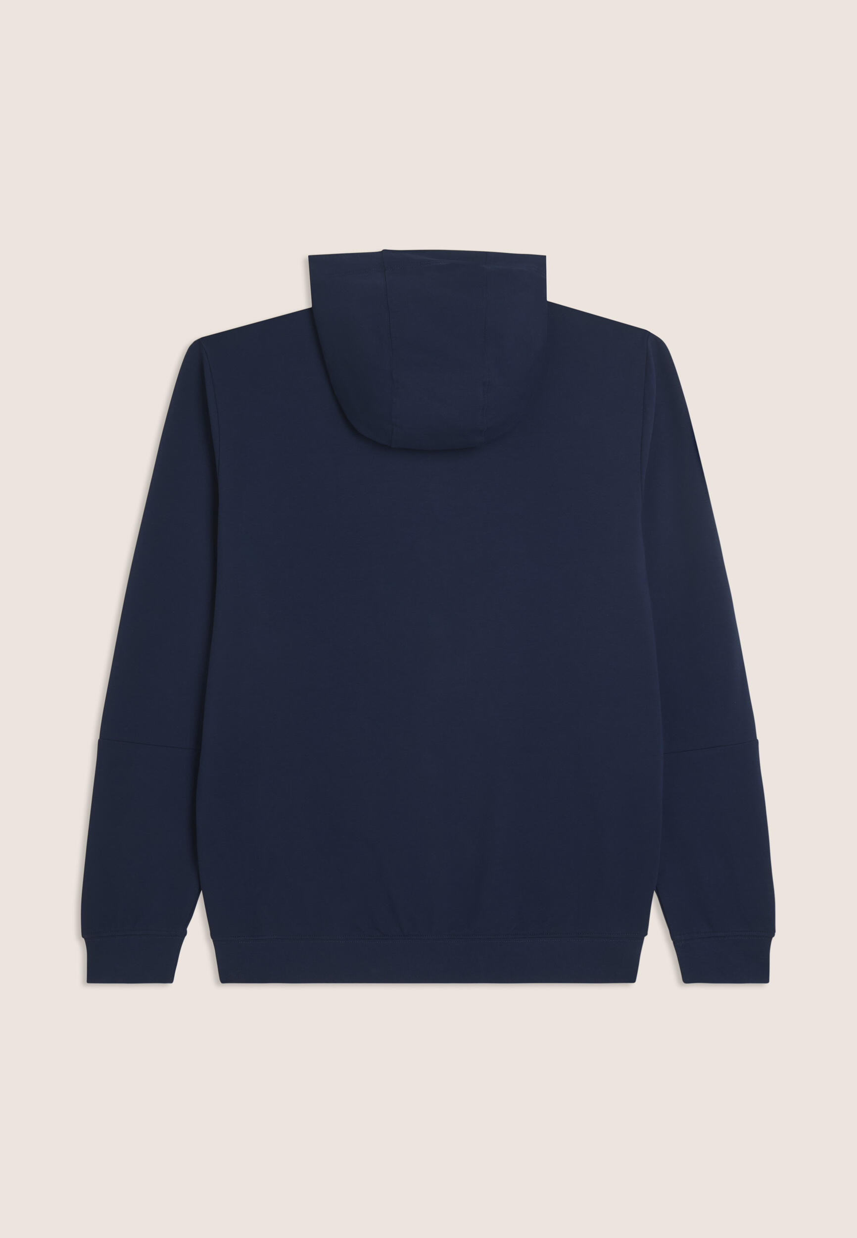 Felpa con cappuccio full-zip e bande tono su tono 2/3