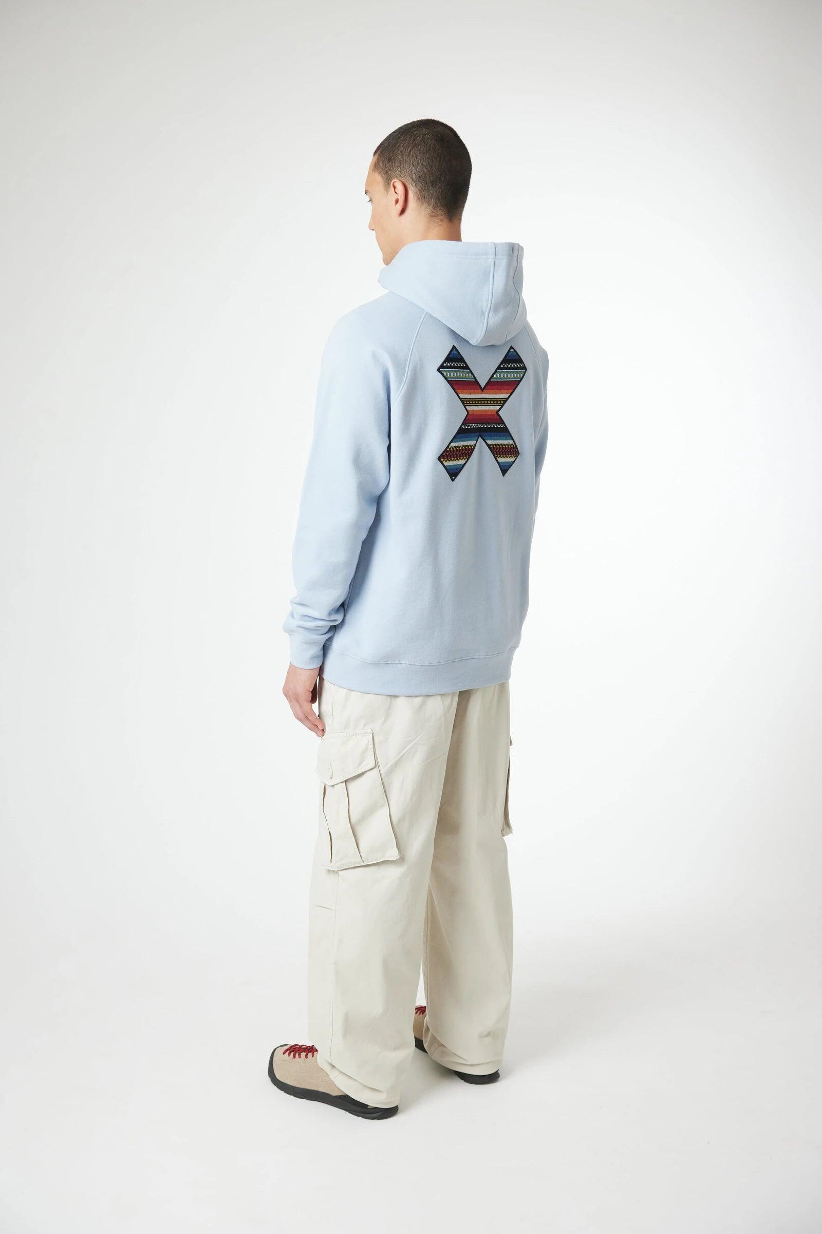 Sudadera con Capucha Blue Banana Ice Blue de Algodón 100% Orgánico 2/7