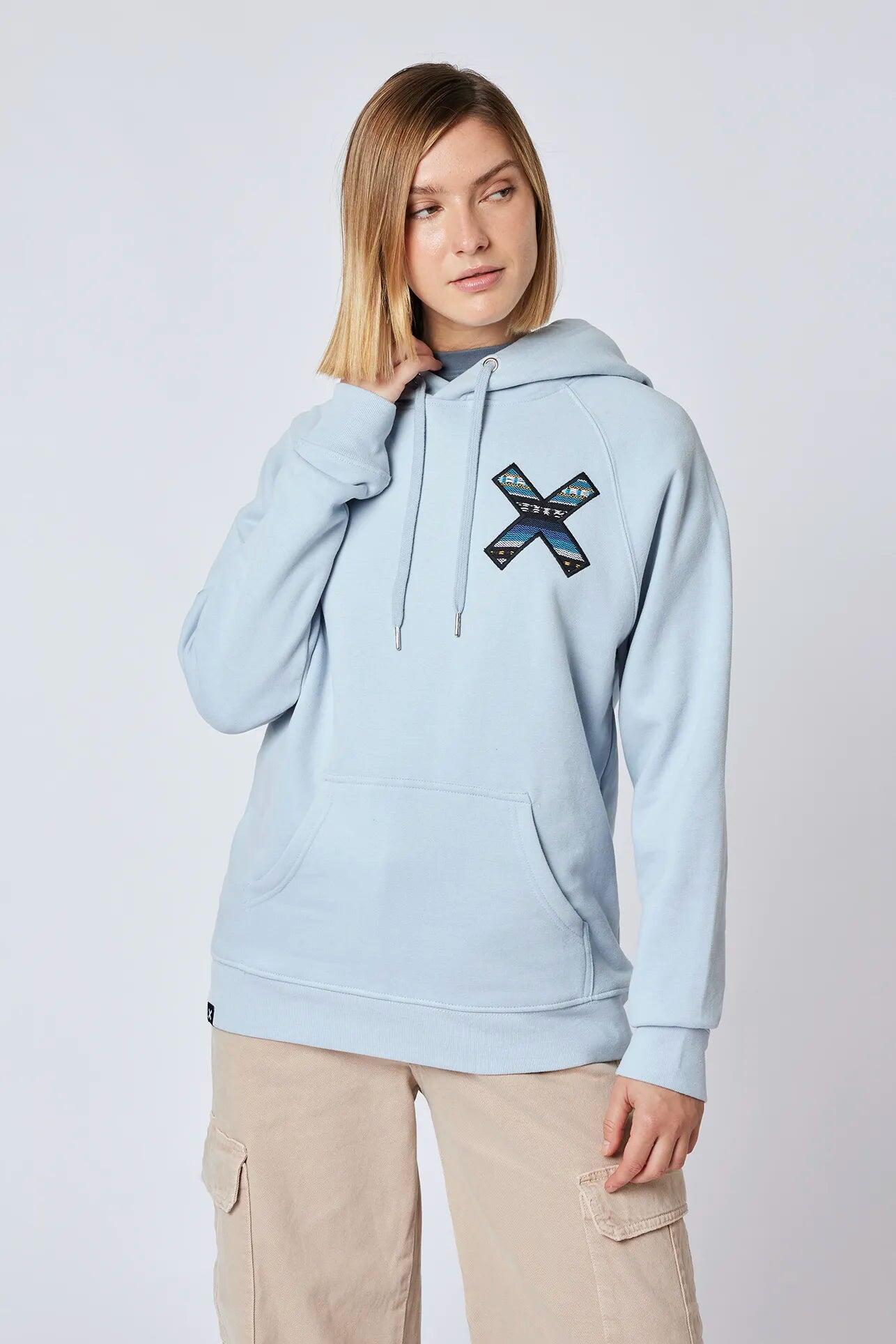 Sudadera con Capucha Blue Banana Ice Blue de Algodón 100% Orgánico 4/7