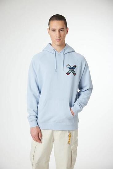 Sudadera con Capucha Blue Banana Ice Blue de Algodón 100% Orgánico