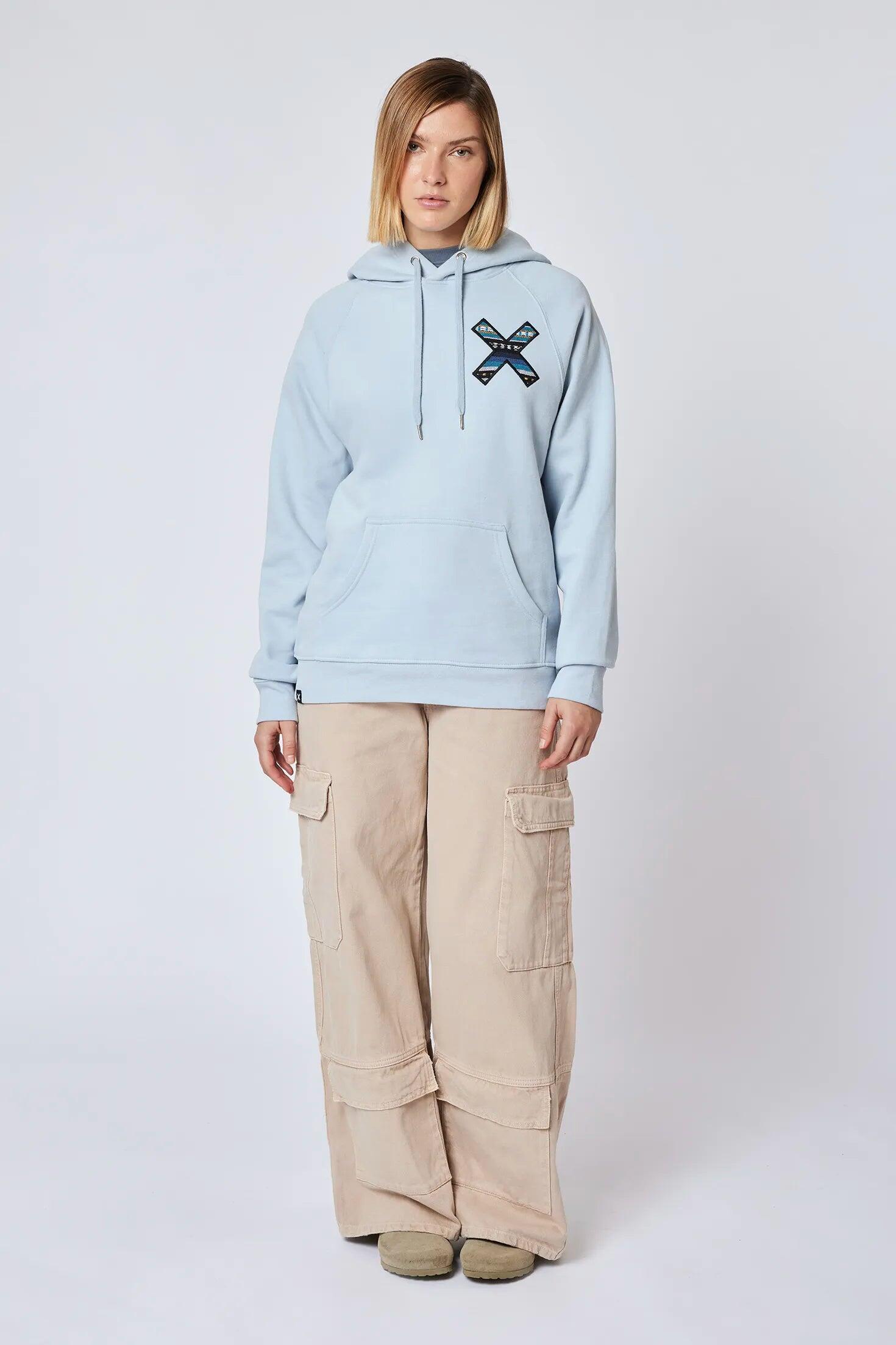 Sudadera con Capucha Blue Banana Ice Blue de Algodón 100% Orgánico 6/7