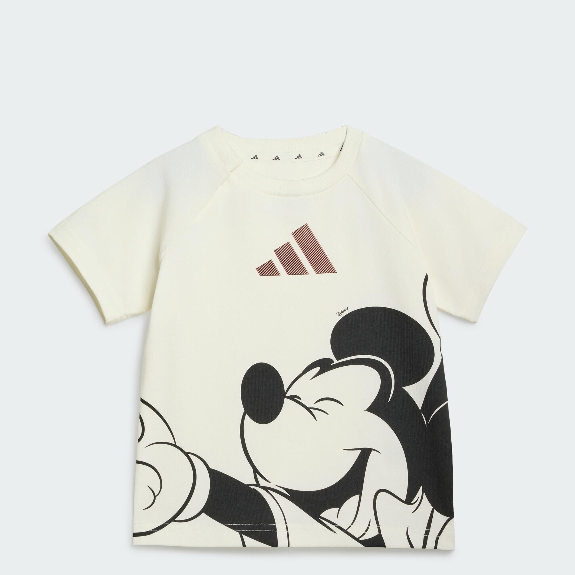 CONJUNTO DE T-SHIRT ADIDAS DISNEY RATO MICKEY 4/5