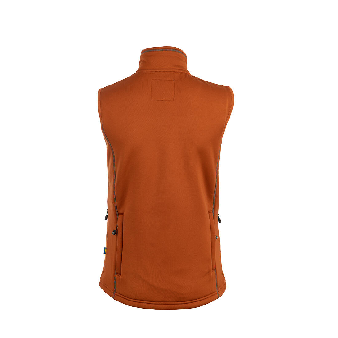 Gilet Powerfleece femme orange brûlé 4/4