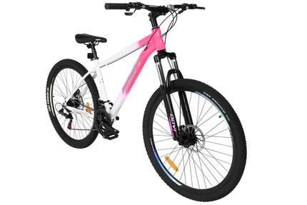 VTT Davi Rosita, 27.5", 160–185 cm, 21 vitesses, rose/blanc