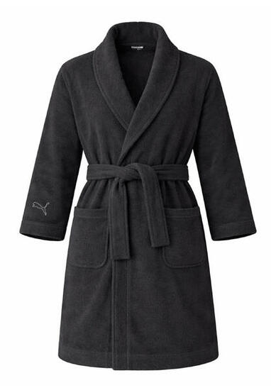 Puma Unisex Bademantel Morgenmantel Damen Herren Frottee 100% Baumwolle