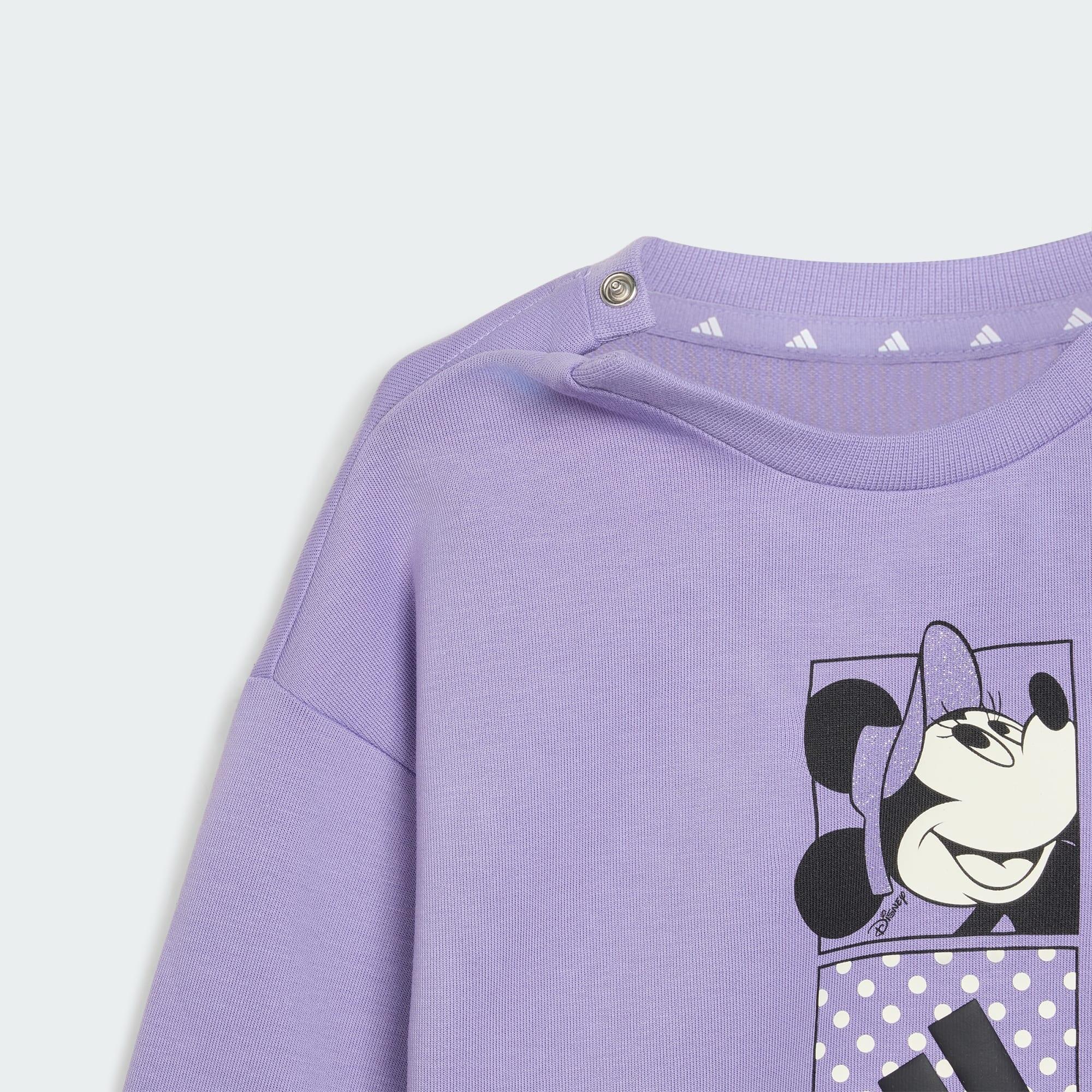 CONJUNTO COM T-SHIRT MINNIE MOUSE ADIDAS DISNEY 2/5