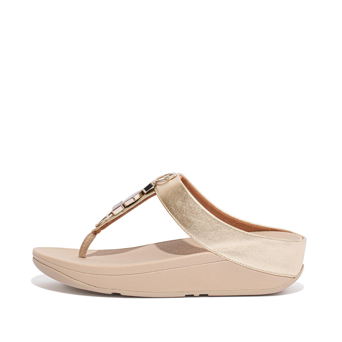 FITFLOP FitFlop Fino Ergonomische Teenslippers - Platino  PLATINO 36 3/7