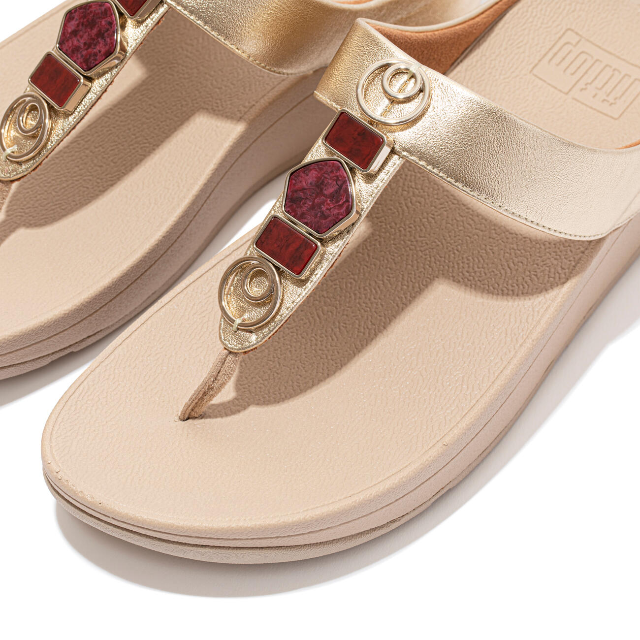 FITFLOP FitFlop Fino Ergonomische Teenslippers - Platino  PLATINO 36 5/7