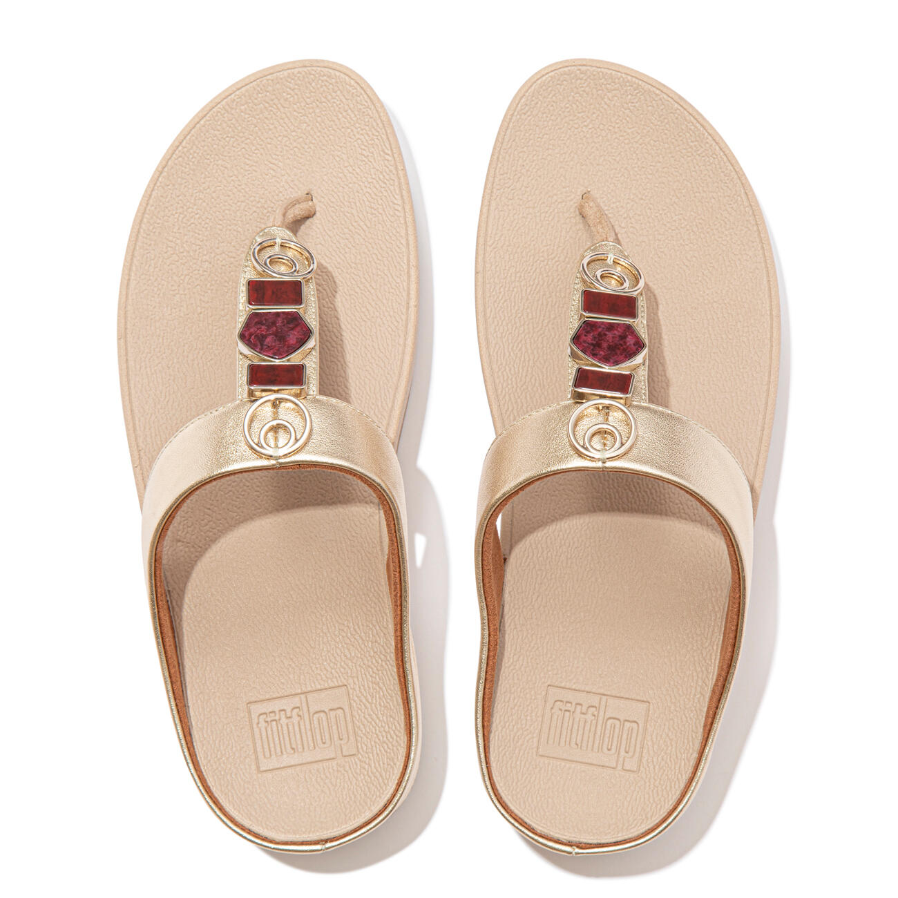 FITFLOP FitFlop Fino Ergonomische Teenslippers - Platino  PLATINO 36 4/7