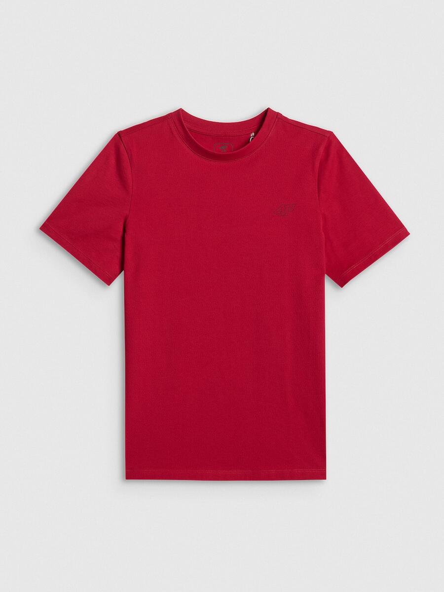 T-shirt regular gładki chłopięcy 4F 4FJRSS26TTSHM3598 6/6