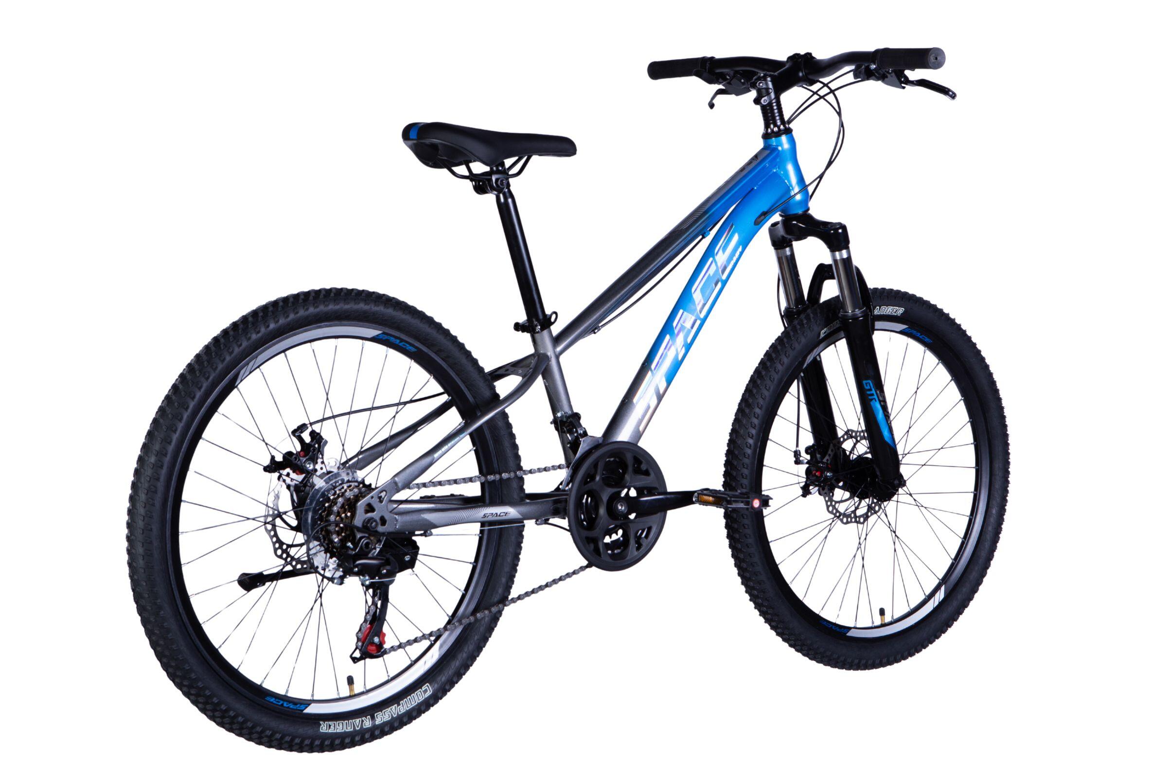Kinderfahrrad Mars Pro  24", 130–160 cm, 21 Gänge, Blau/Grau 2/6