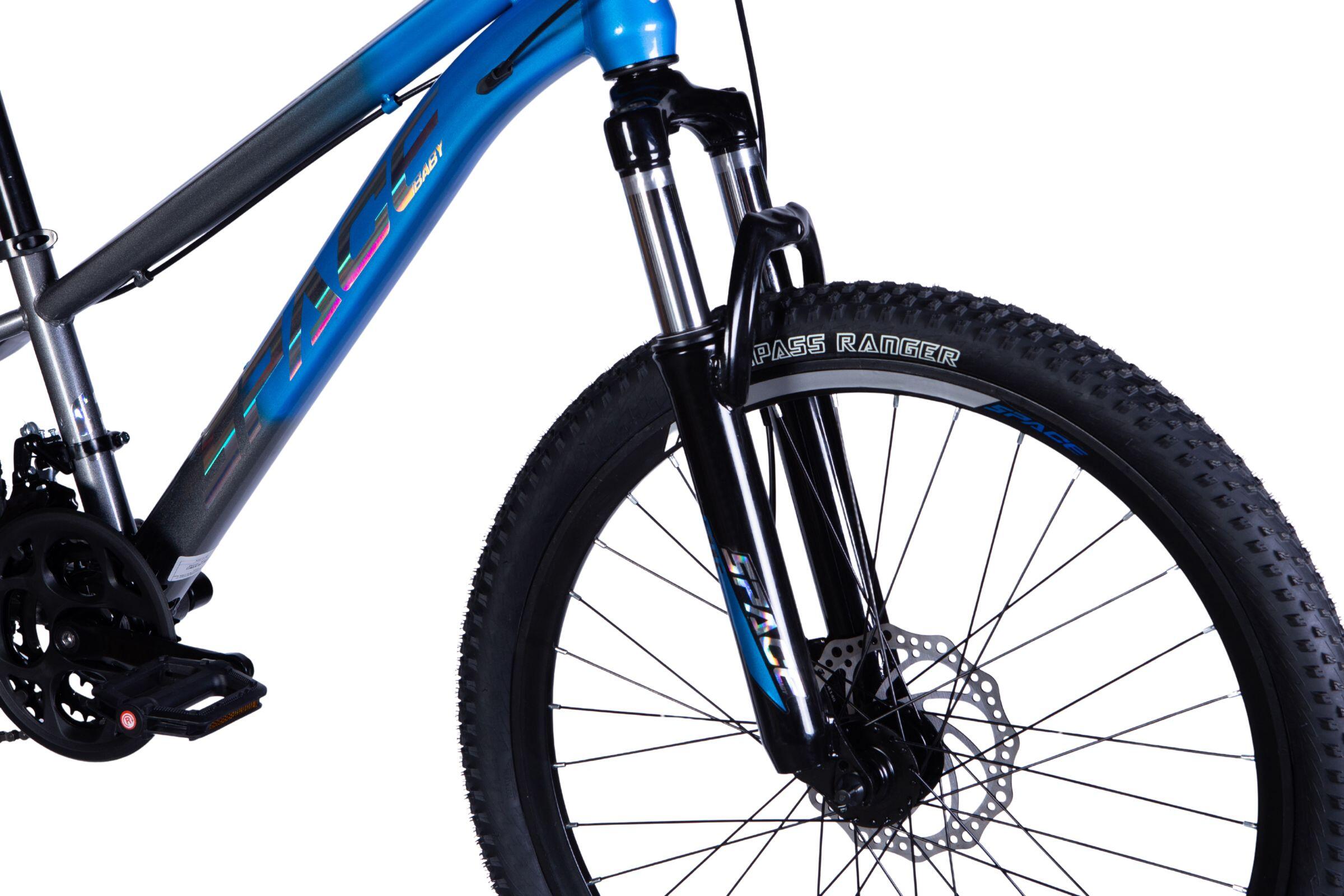 Kinderfahrrad Mars Pro  24", 130–160 cm, 21 Gänge, Blau/Grau 4/6