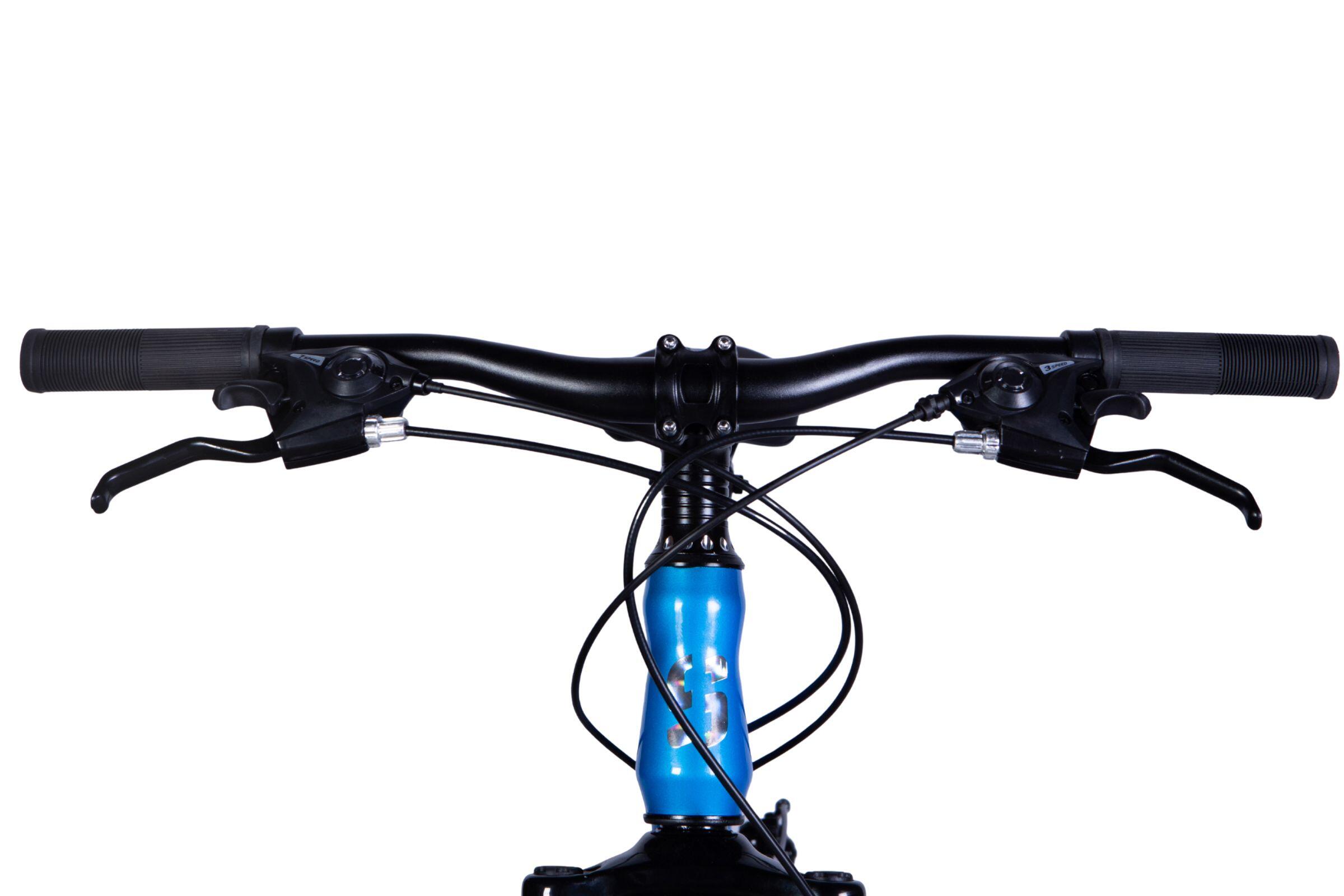 Kinderfahrrad Mars Pro  24", 130–160 cm, 21 Gänge, Blau/Grau 6/6