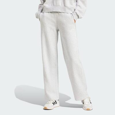 Essentials small logo feel cozy open-hem broek