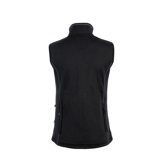 Powerfleece-Weste für Damen in Schwarz