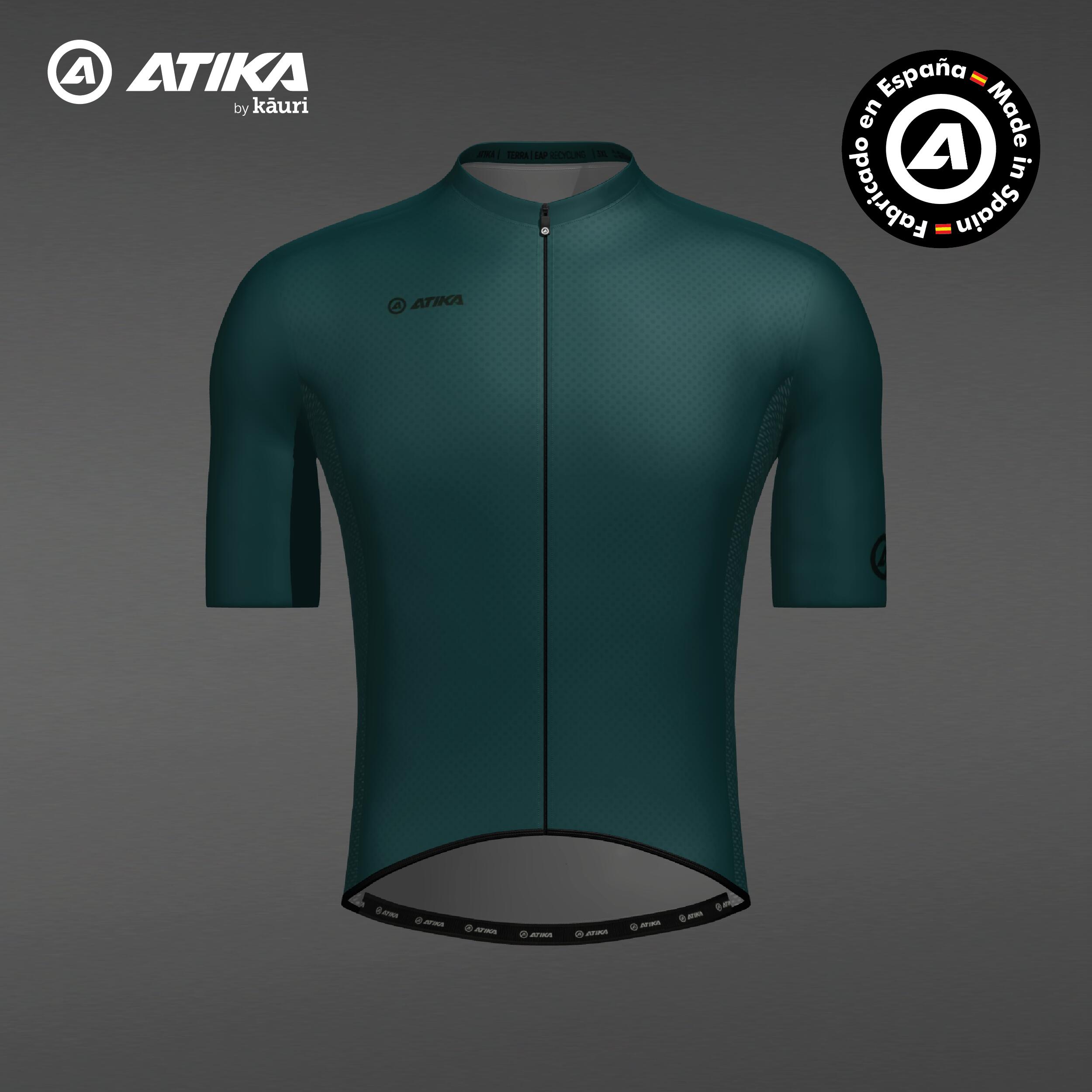 ATIKA Maillot Manga Corta Tejido Transpirable Core  – Ropa Ciclismo Hombre 2/7
