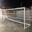 Set porţi fotbal 7 din aluminiu mobile 90 mm