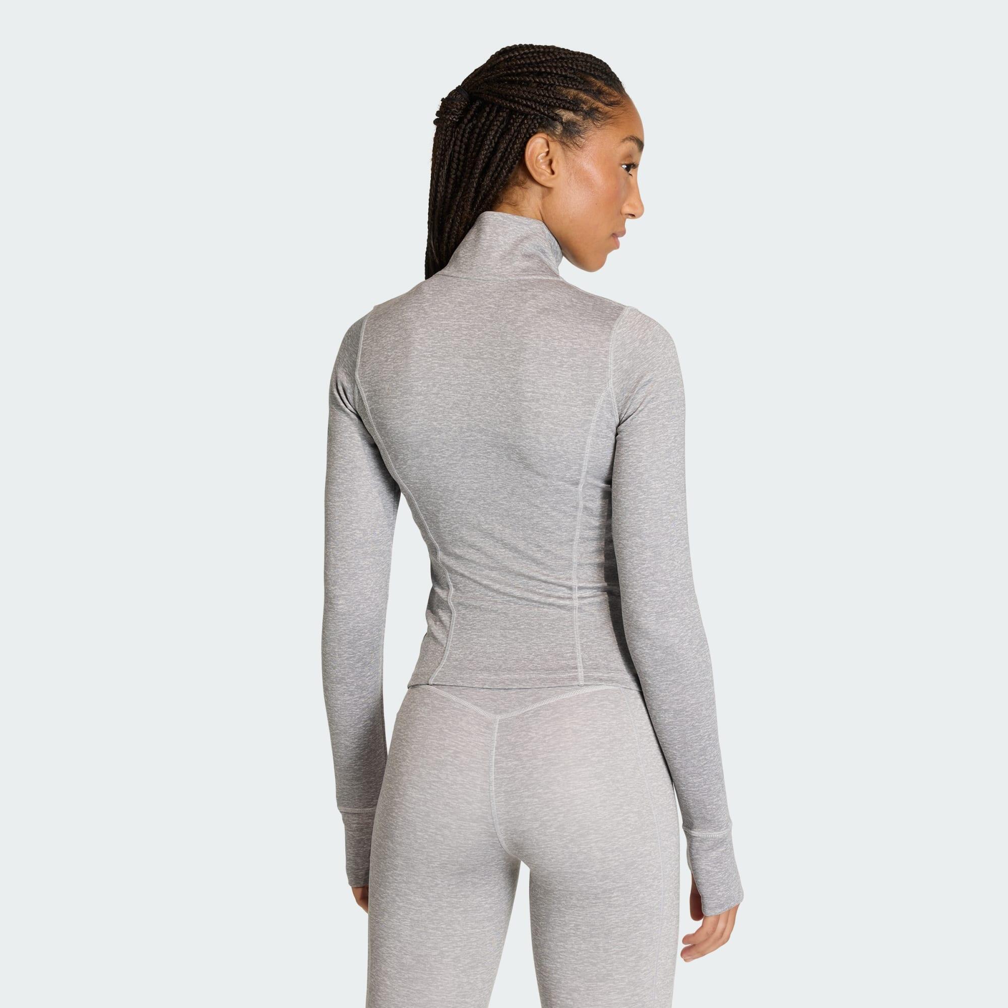 Giacca Workout Essentials Heather Zip Through 3/5