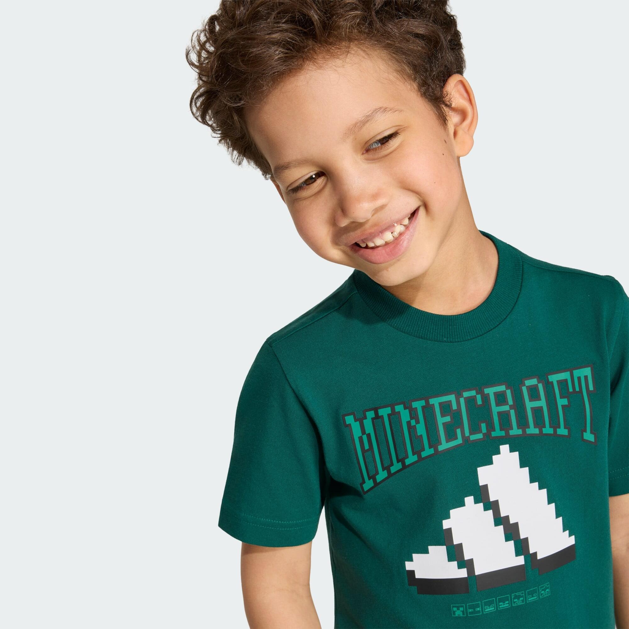 CONJUNTO COM T-SHIRT ADIDAS MINECRAFT 4/5
