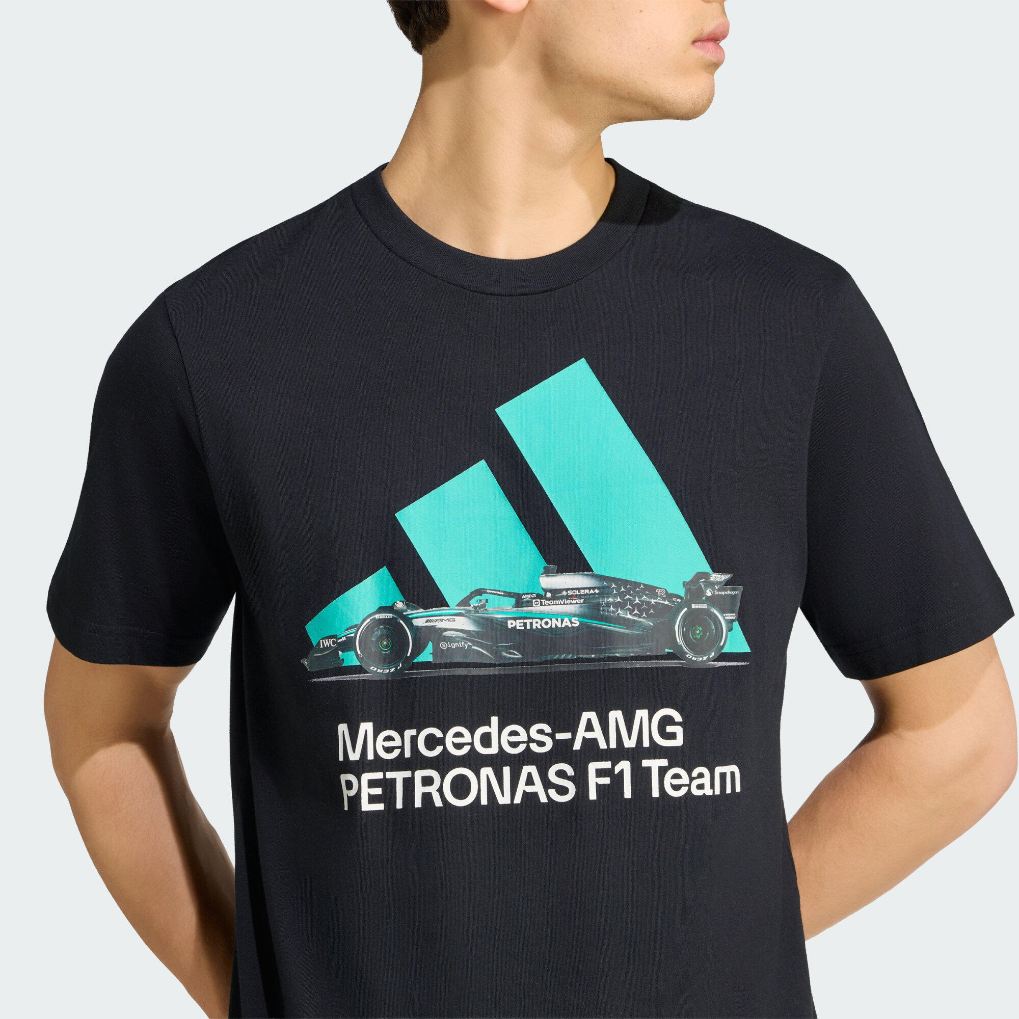 KOSZULKA Z GRAFIKĄ MERCEDES - AMG PETRONAS FORMULA 1 TEAM 4/5