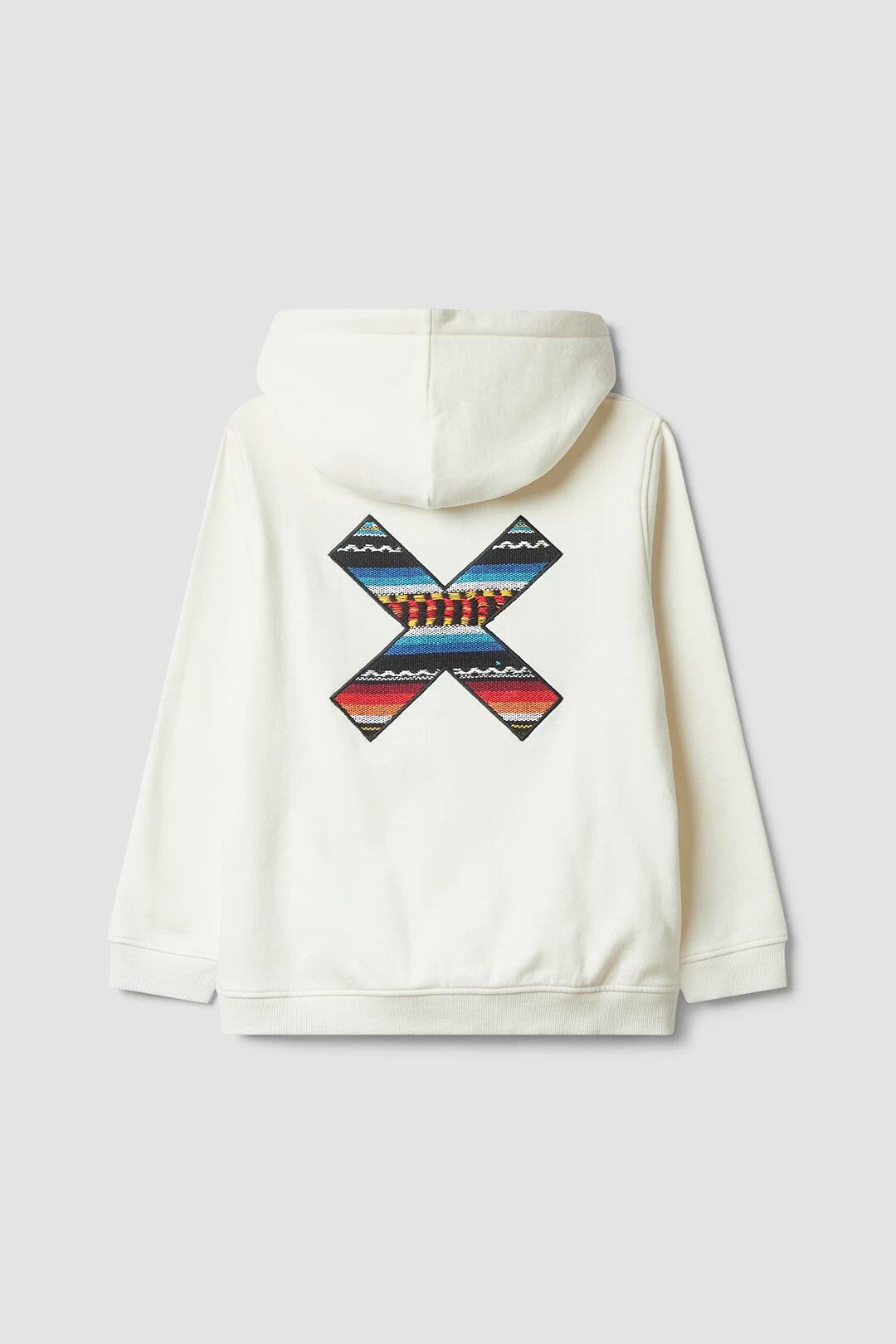 Sudadera con Capucha Kids Blue Banana Blanco Roto de Algodón 100% Orgánico 2/2