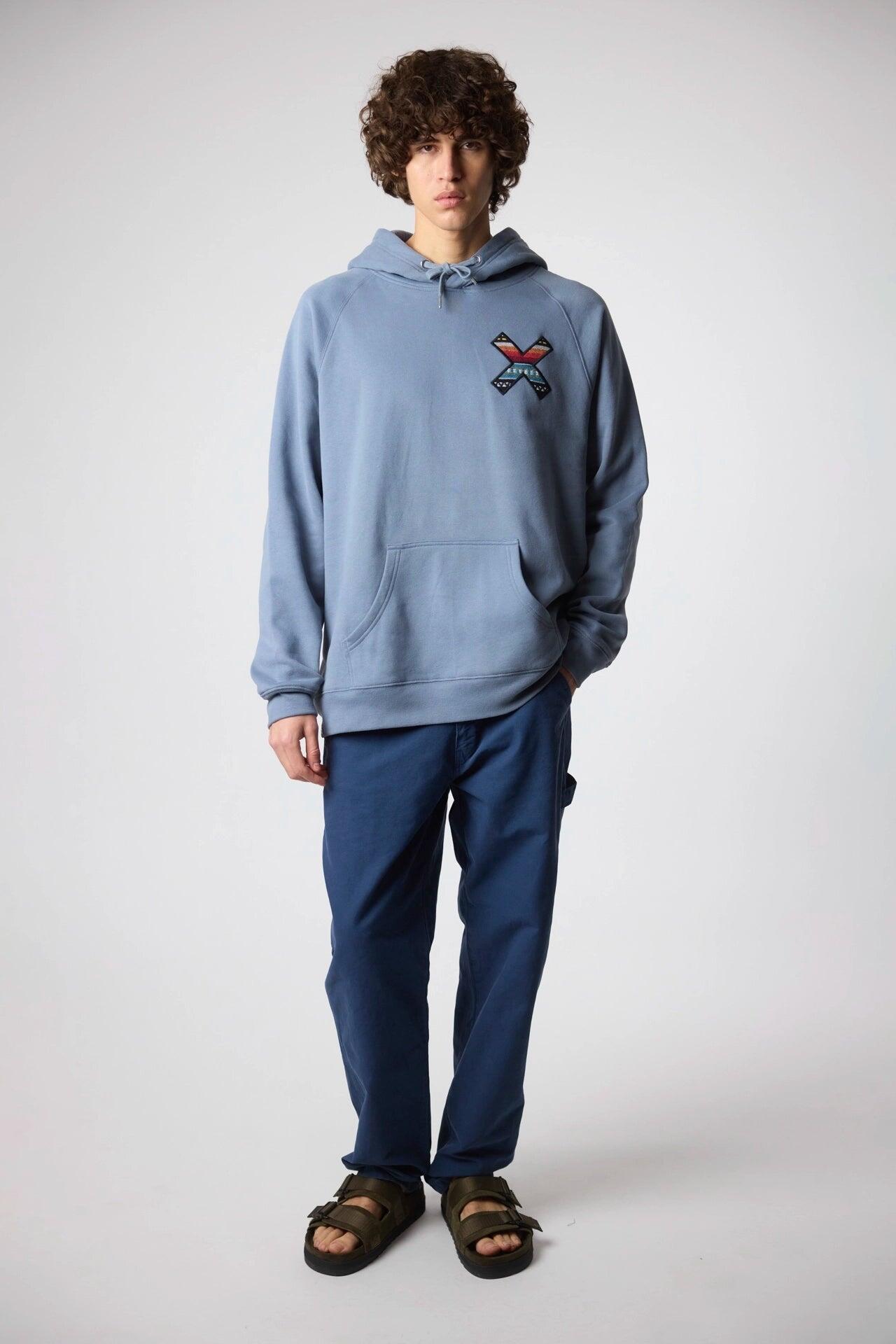 Sudadera con Capucha Blue Banana Sky Blue de Algodón 100% Orgánico 3/7