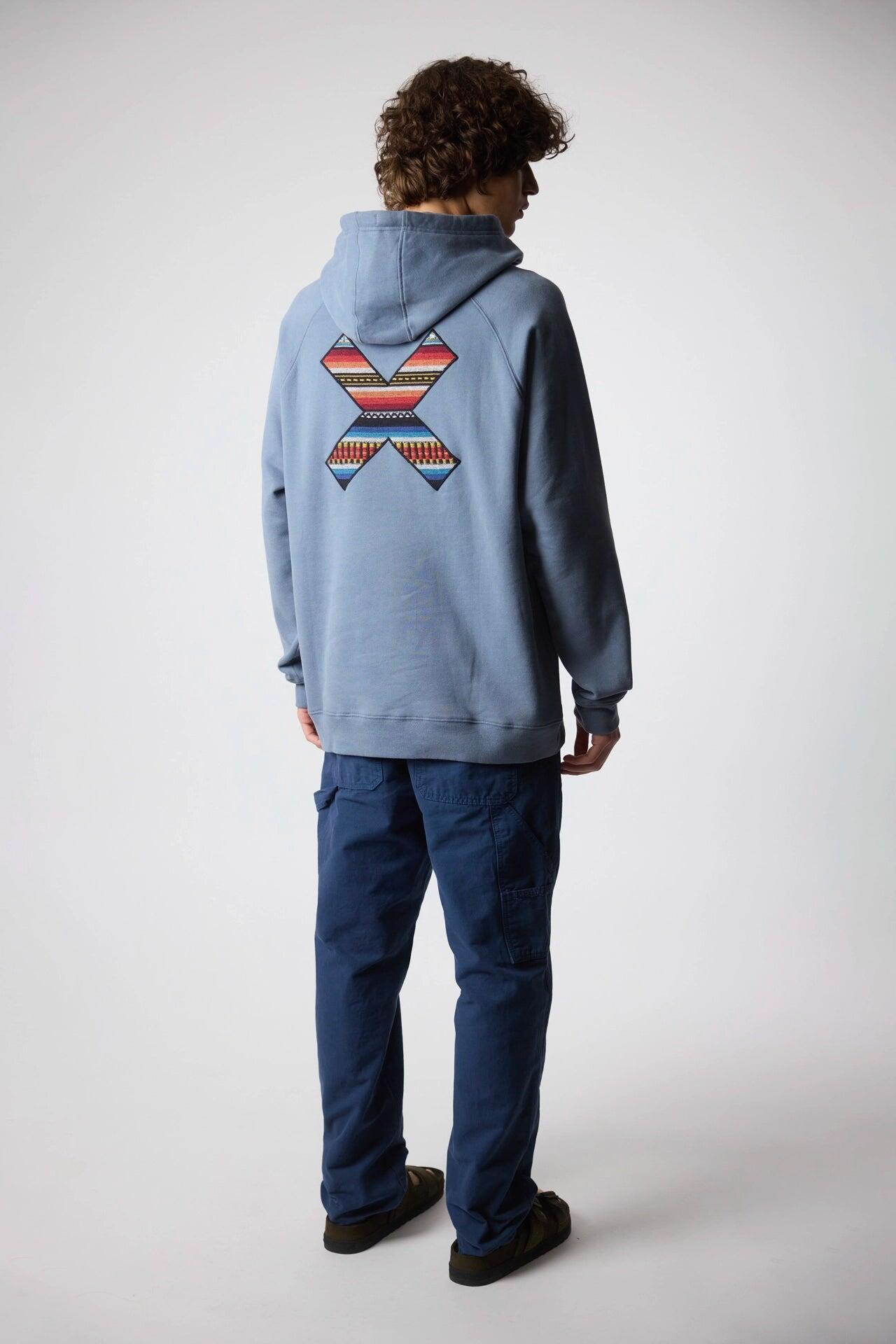 Sudadera con Capucha Blue Banana Sky Blue de Algodón 100% Orgánico 2/7