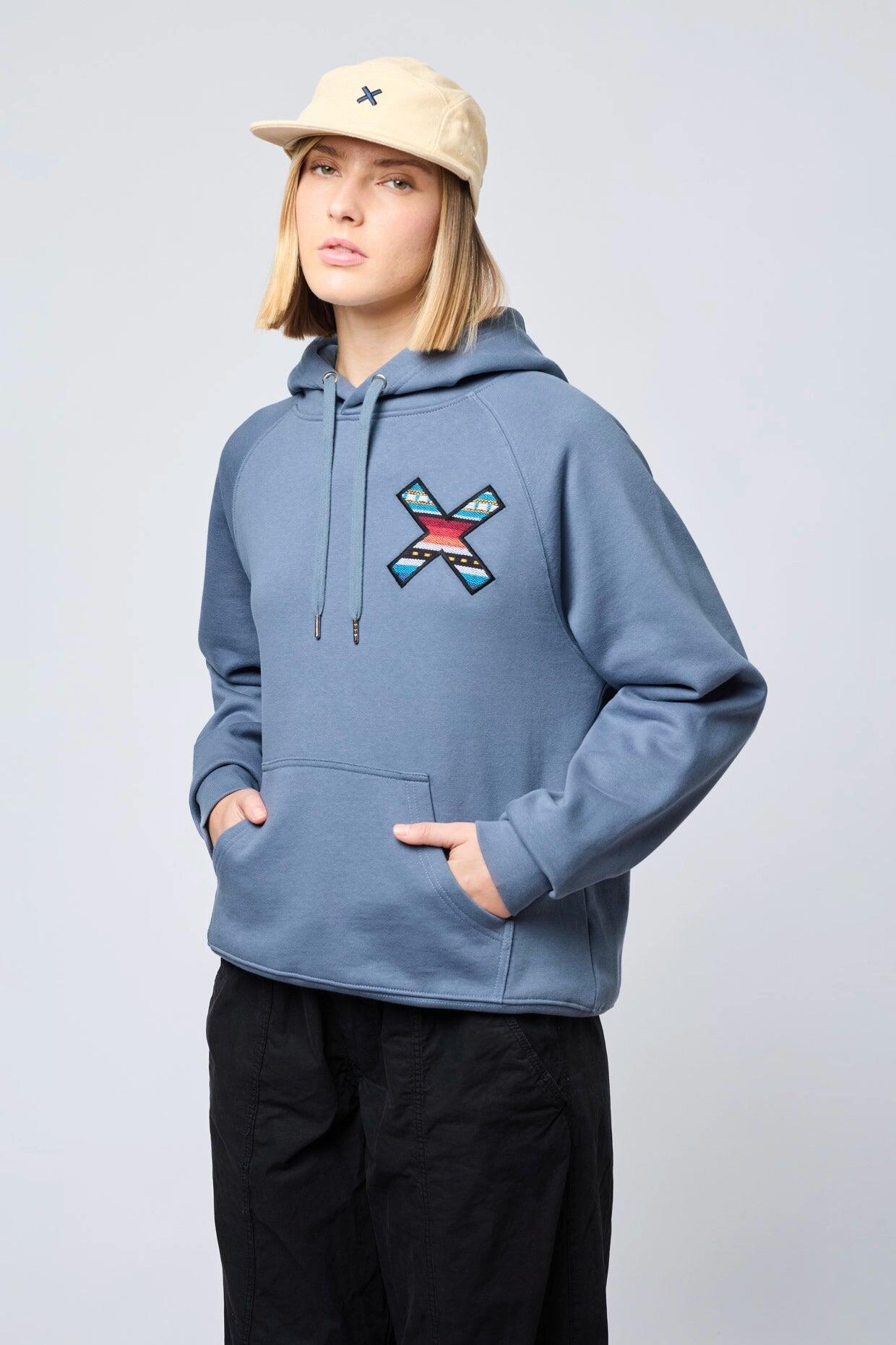 Sudadera con Capucha Blue Banana Sky Blue de Algodón 100% Orgánico 4/7