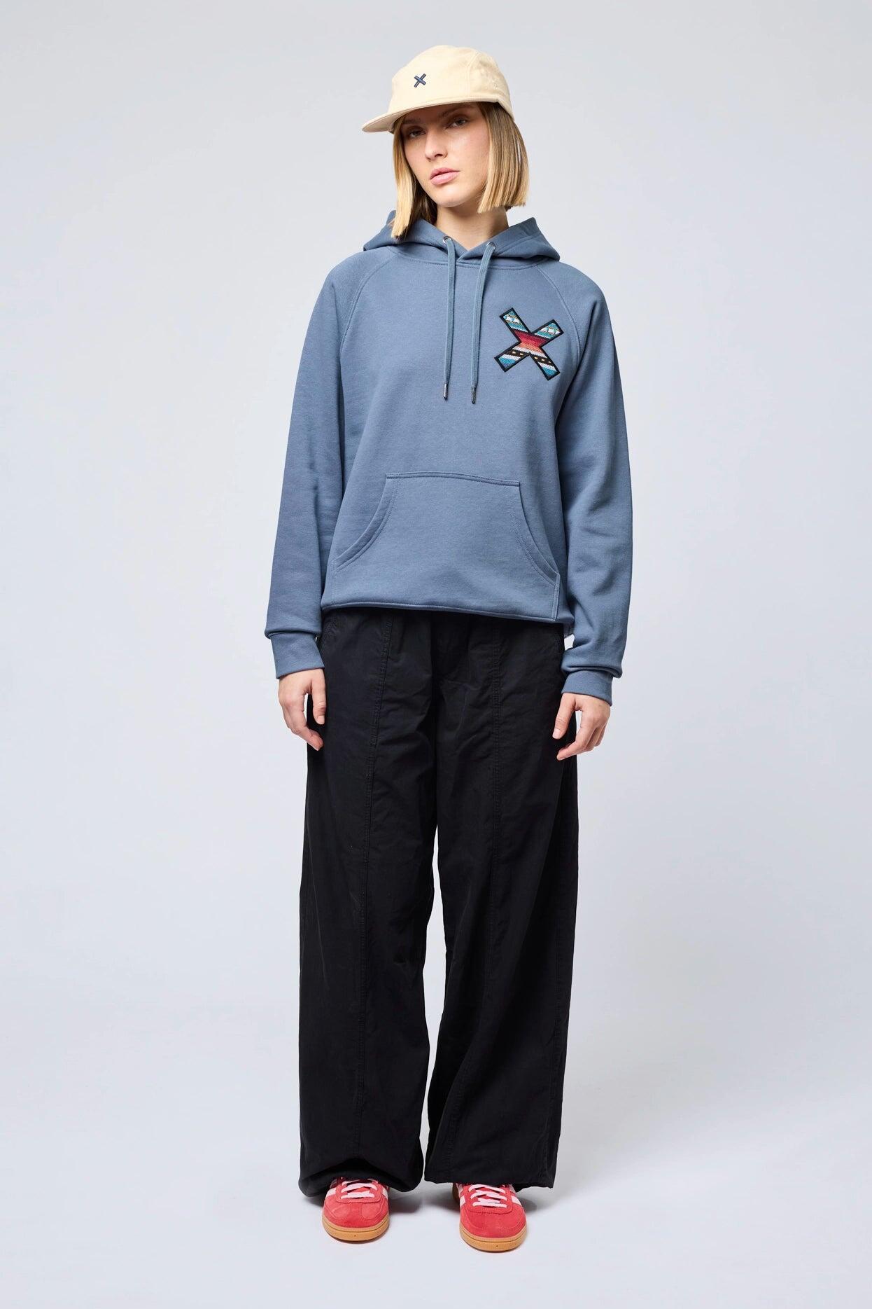 Sudadera con Capucha Blue Banana Sky Blue de Algodón 100% Orgánico 6/7
