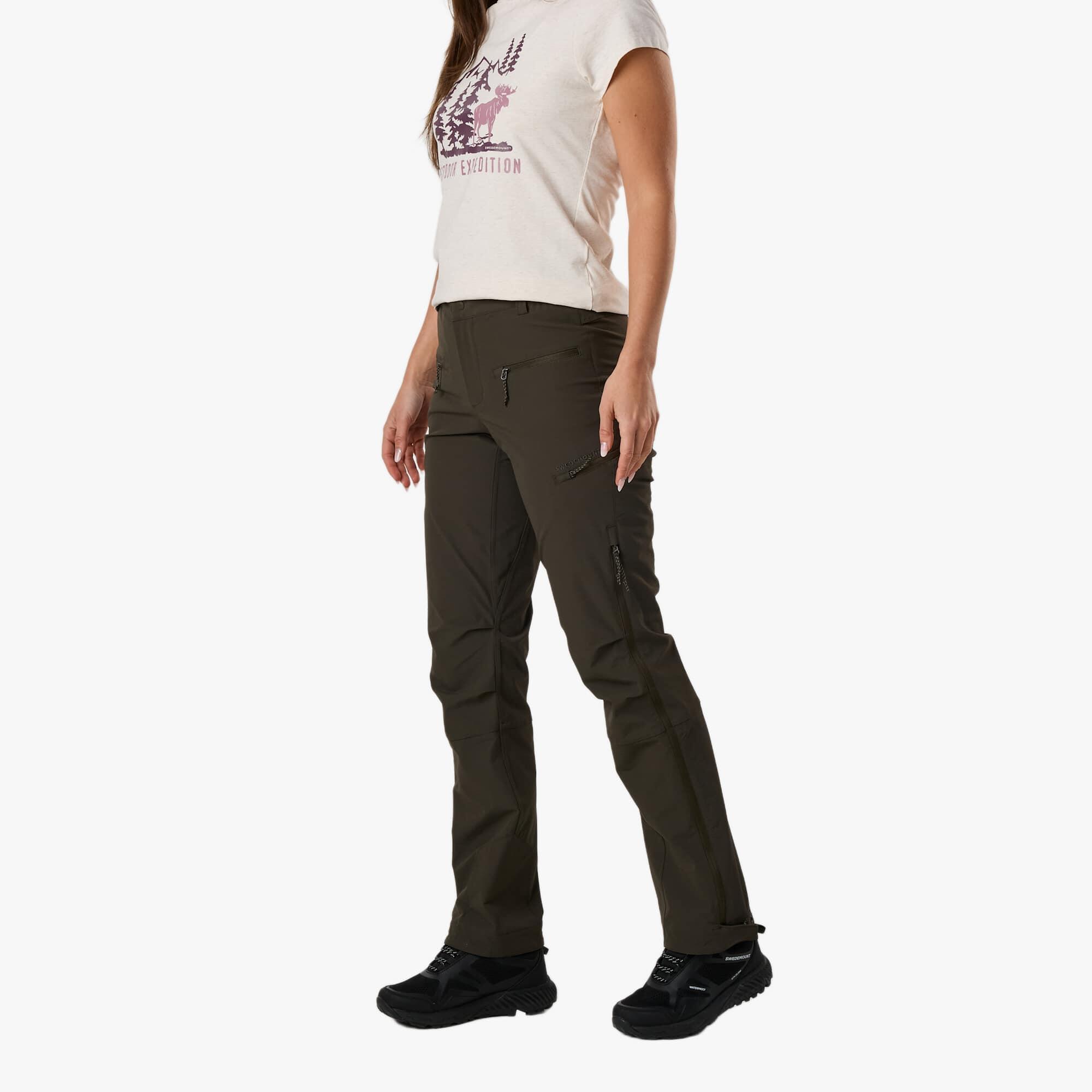 Damen Wandern Outdoorhose wasserabweisend atmungsaktiv Stryn Stretch Pant 4/7