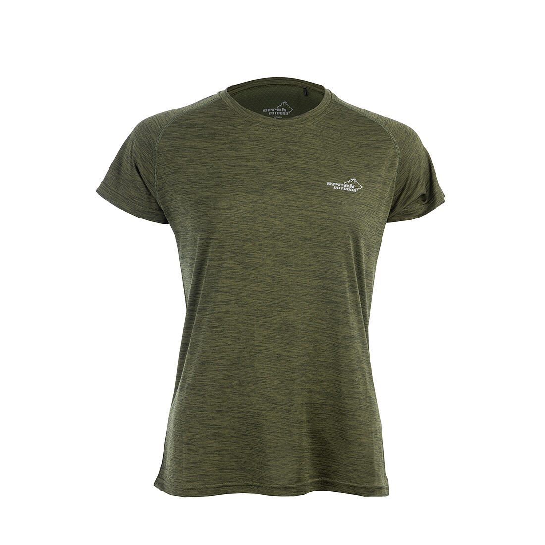 Action Funktions-T-Shirt Damen Olivgrün 1/4