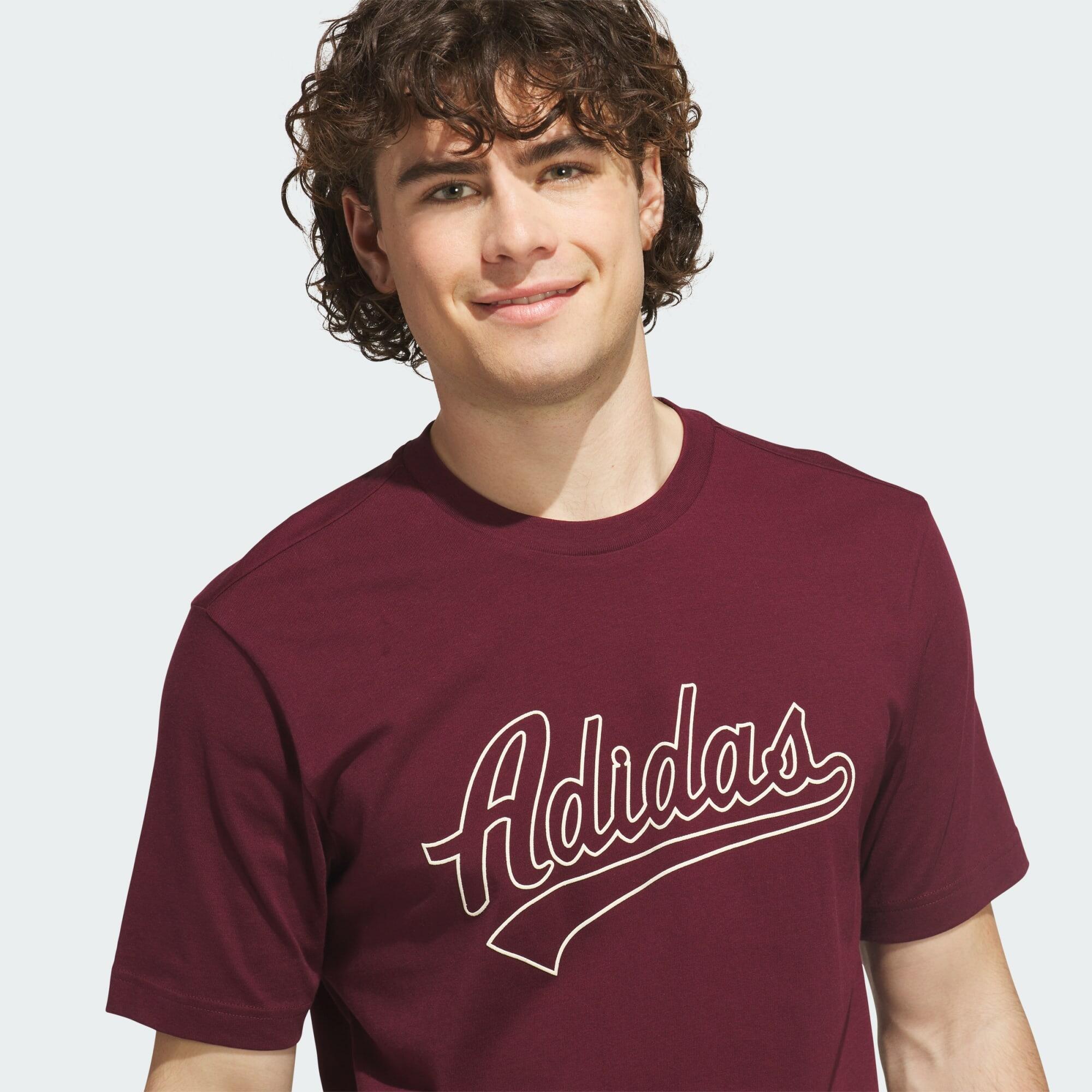 T-shirt Varsity Tailsweep com gráfico 4/7