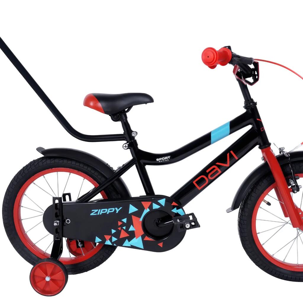 Kids Bike 16 inch 3-6 years Davi Zippy solid frame 8" 100-130 cm
