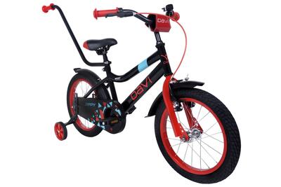 Kinderfiets 16 inch 3-6 jaar davi tippy, robuust frame 8", 100-130 cm