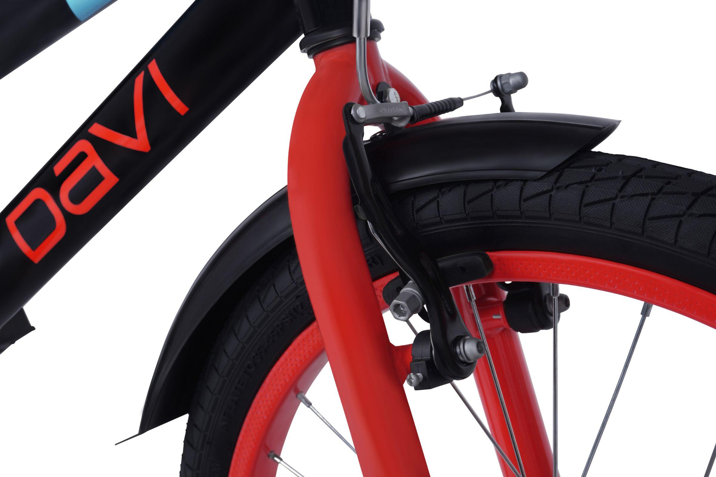 Vélo enfant Davi Zippy, 16", 95–110 cm, 1 vitesse, noir 4/6