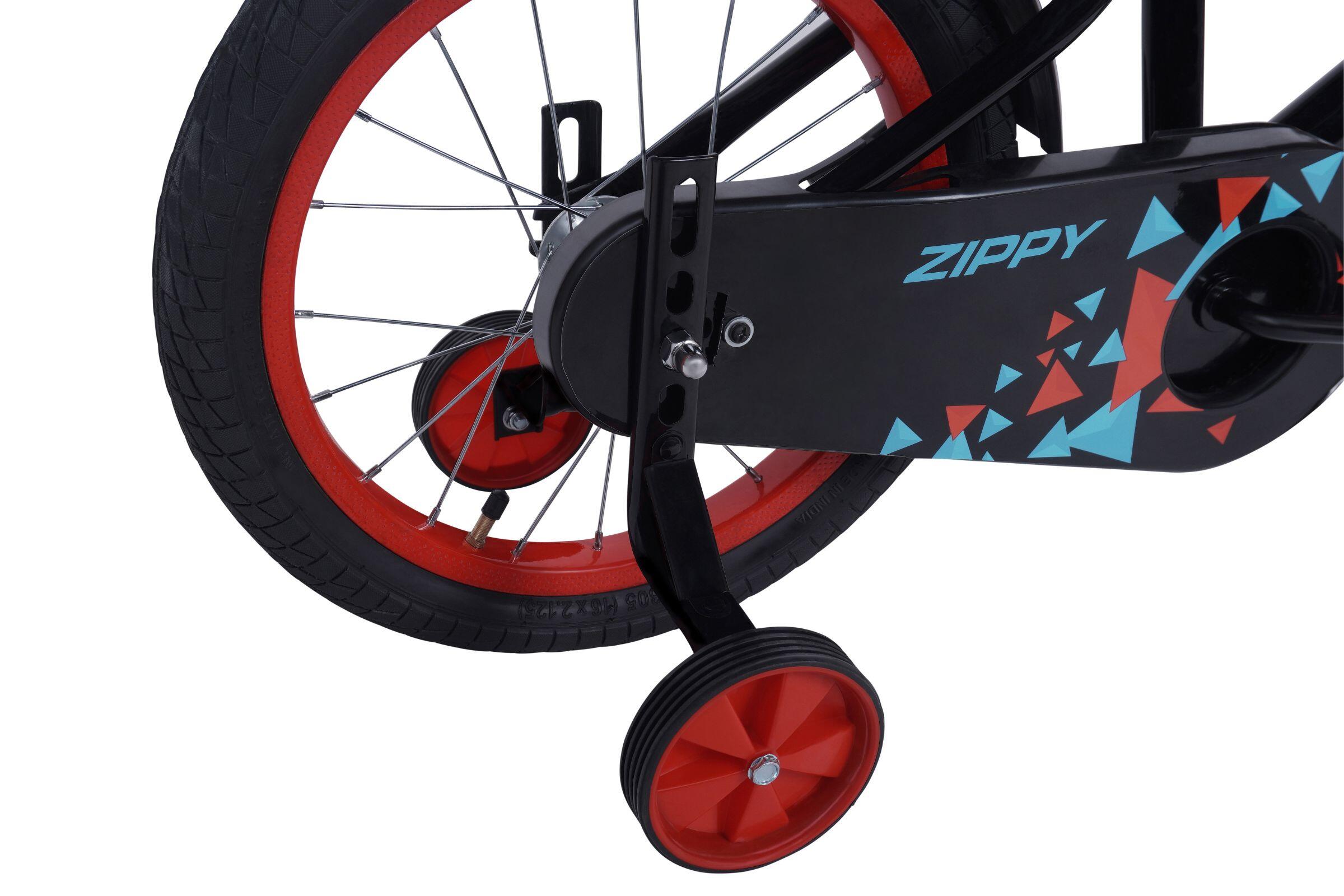 Vélo enfant Davi Zippy, 16", 95–110 cm, 1 vitesse, noir 6/6