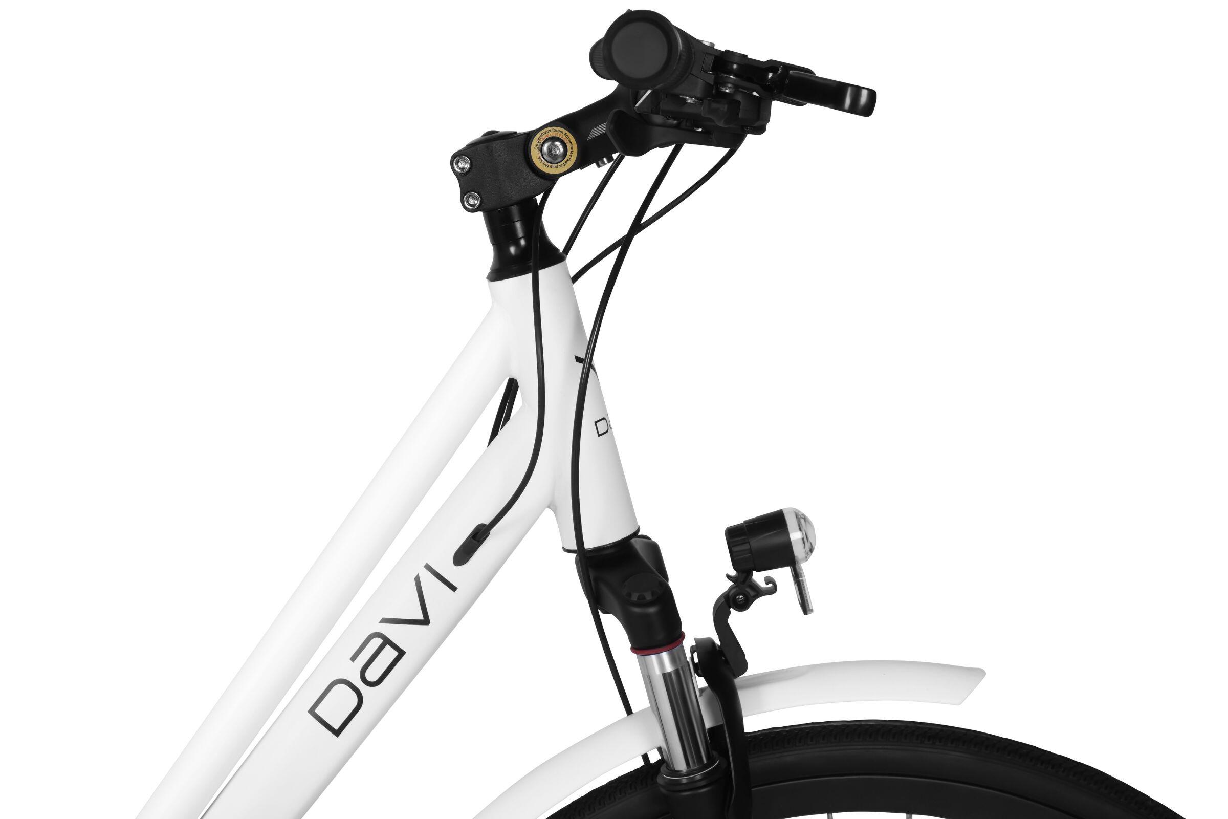 Vélo trekking Davi Vandero, 28", 160–185 cm, 21 vitesses, blanc 3/7