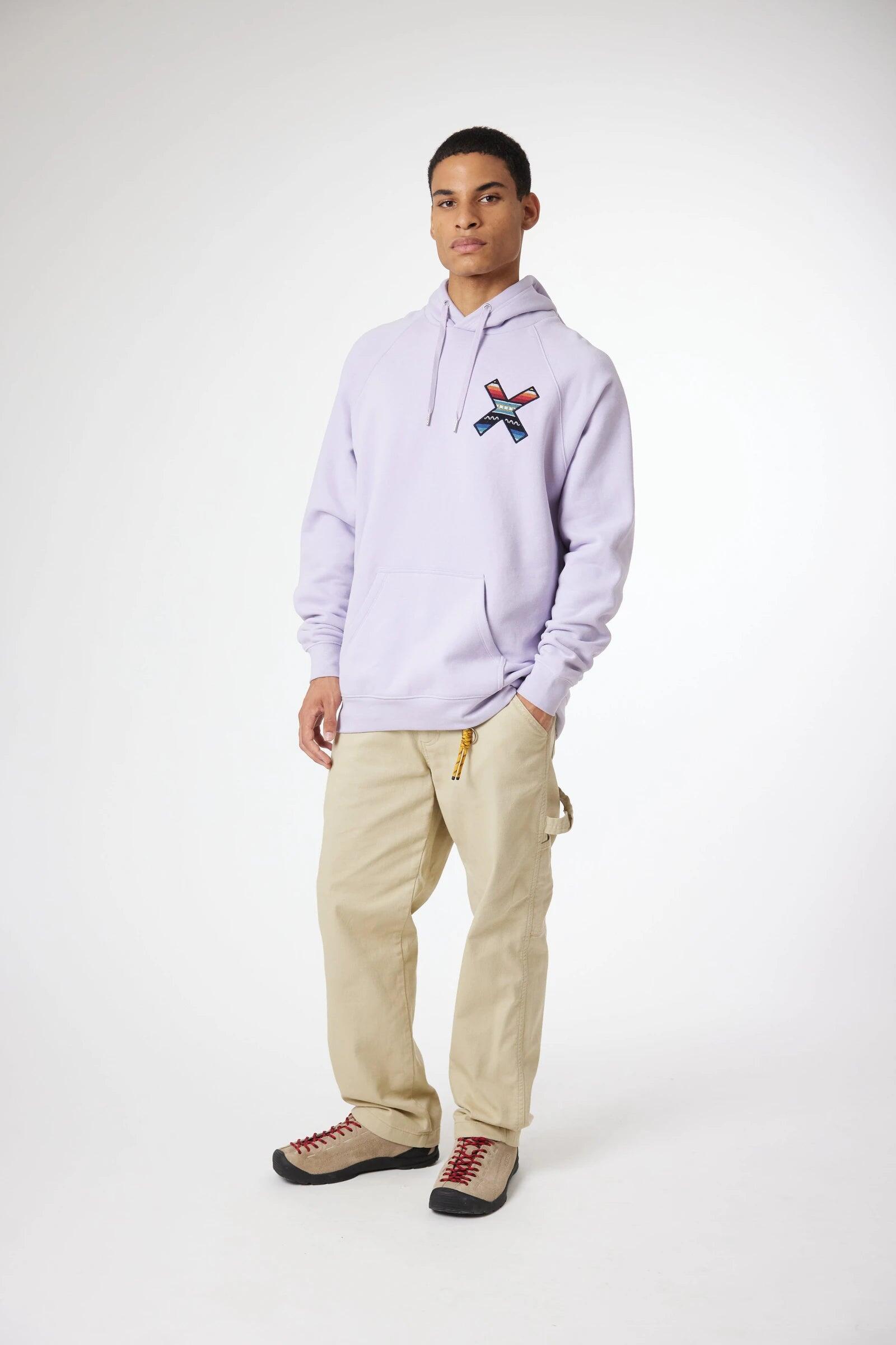 Sudadera con Capucha Blue Banana Light Lilac de Algodón 100% Orgánico 3/7