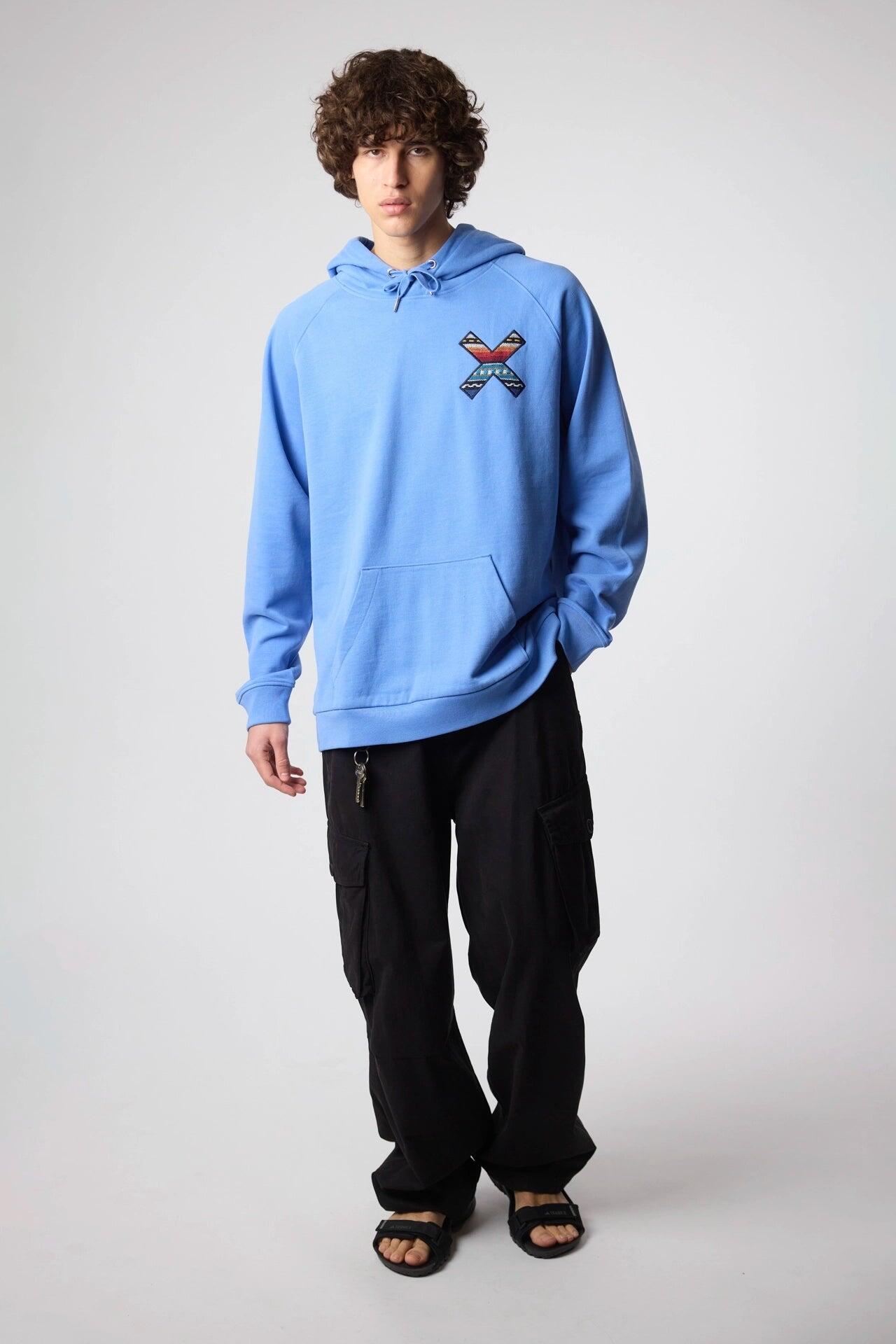 Sudadera con Capucha Blue Banana Jay Blue de Algodón 100% Orgánico 3/7
