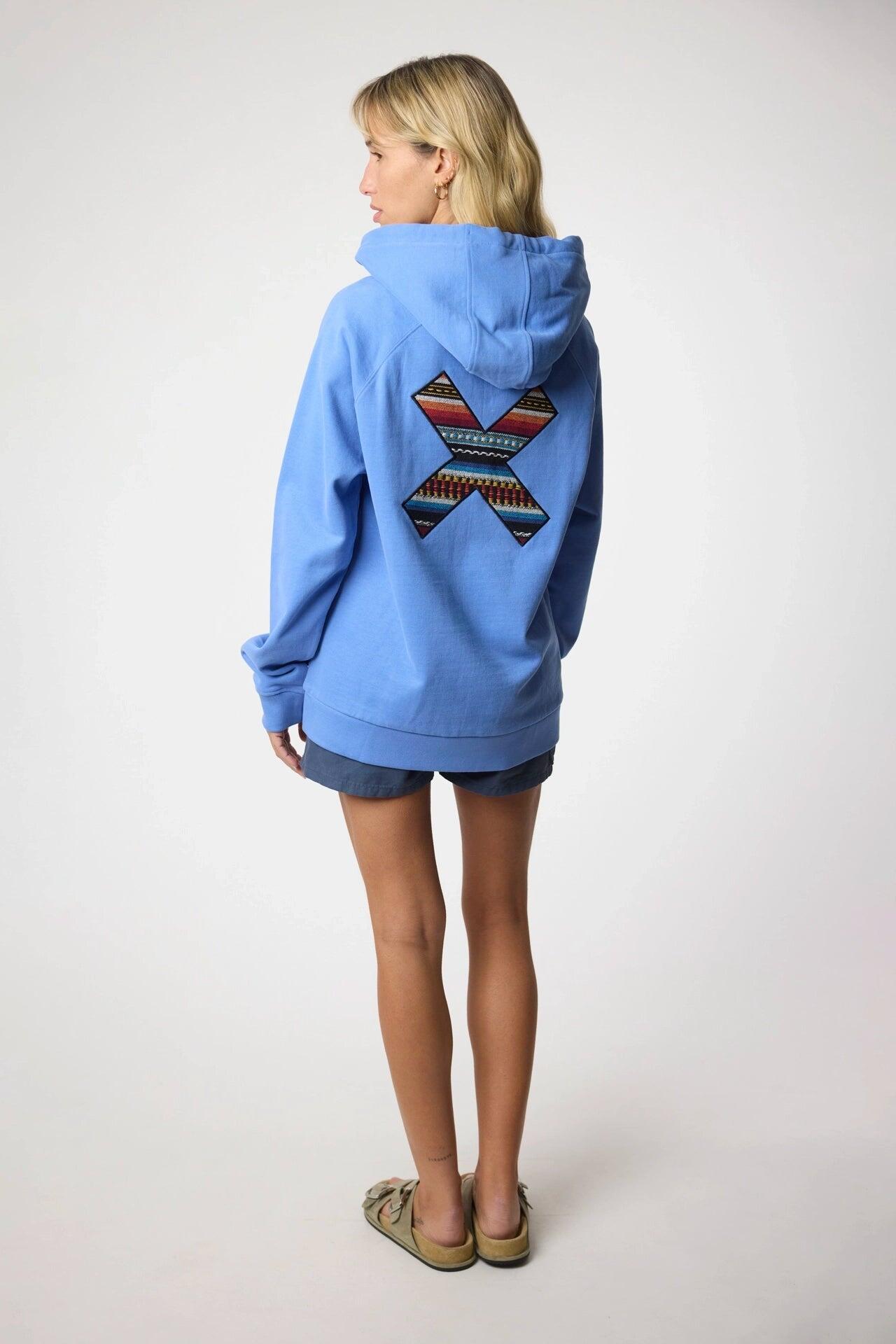 Sudadera con Capucha Blue Banana Jay Blue de Algodón 100% Orgánico 5/7