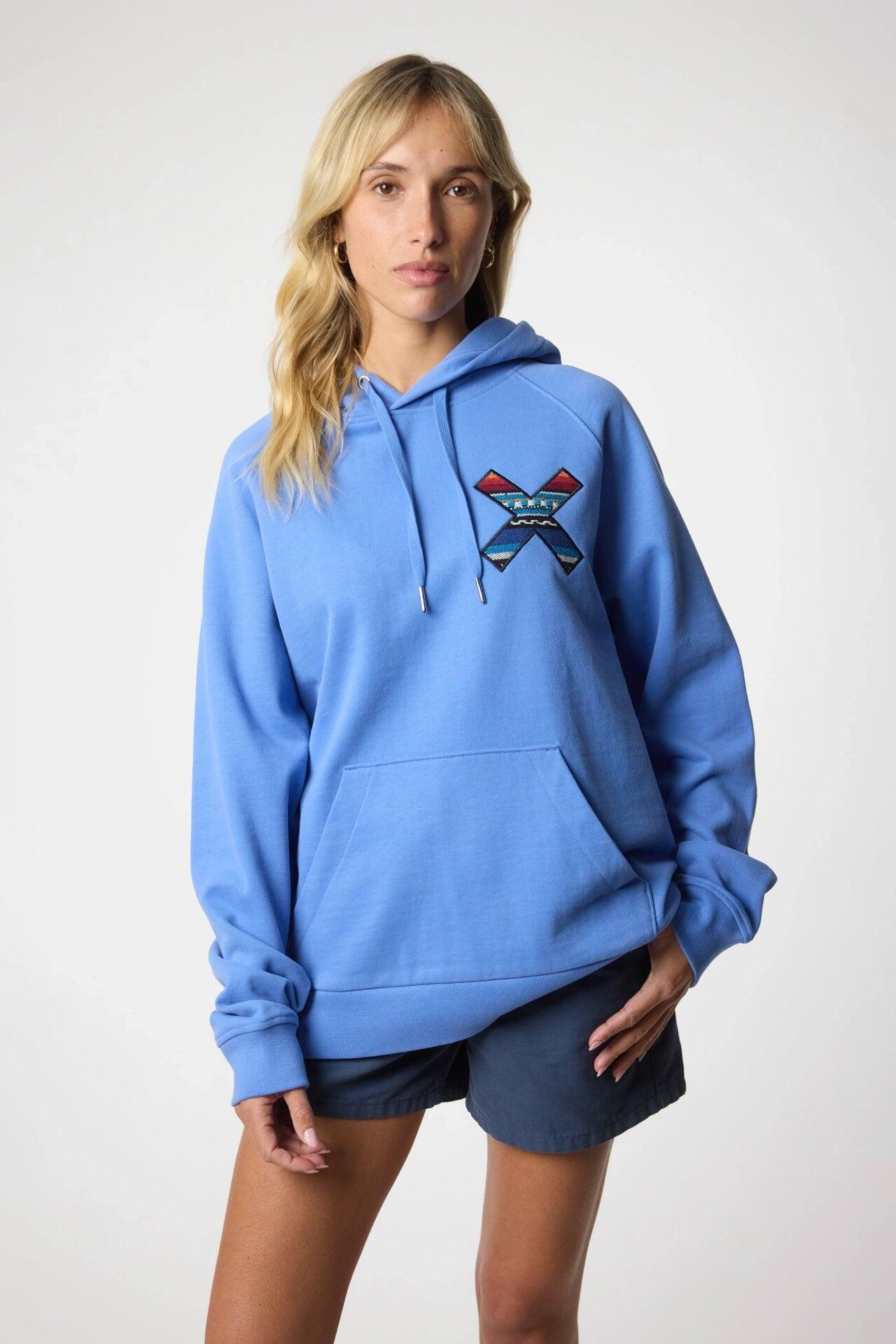 Sudadera con Capucha Blue Banana Jay Blue de Algodón 100% Orgánico 4/7