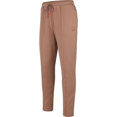 Broek - voetbal - heren - slim-fit, scuba, ritszakken - off pitch - bruin